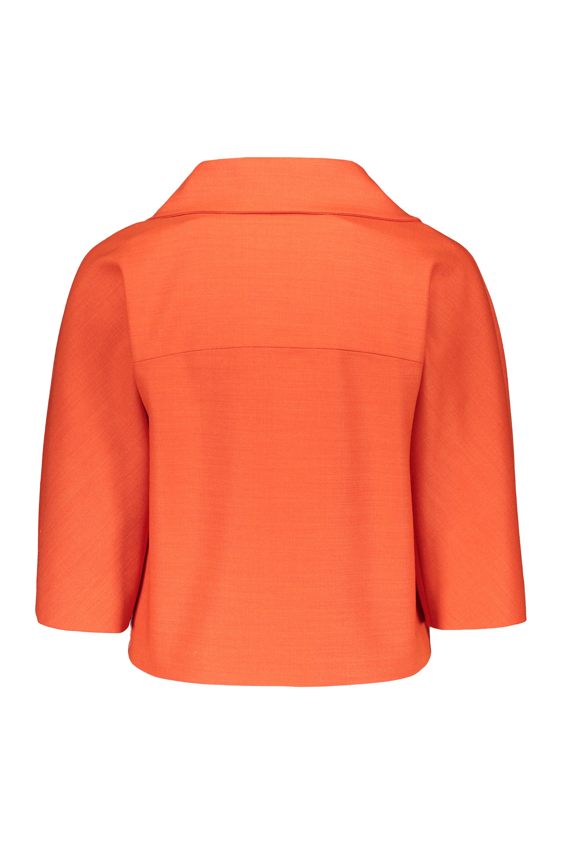 Double-breasted short blazer