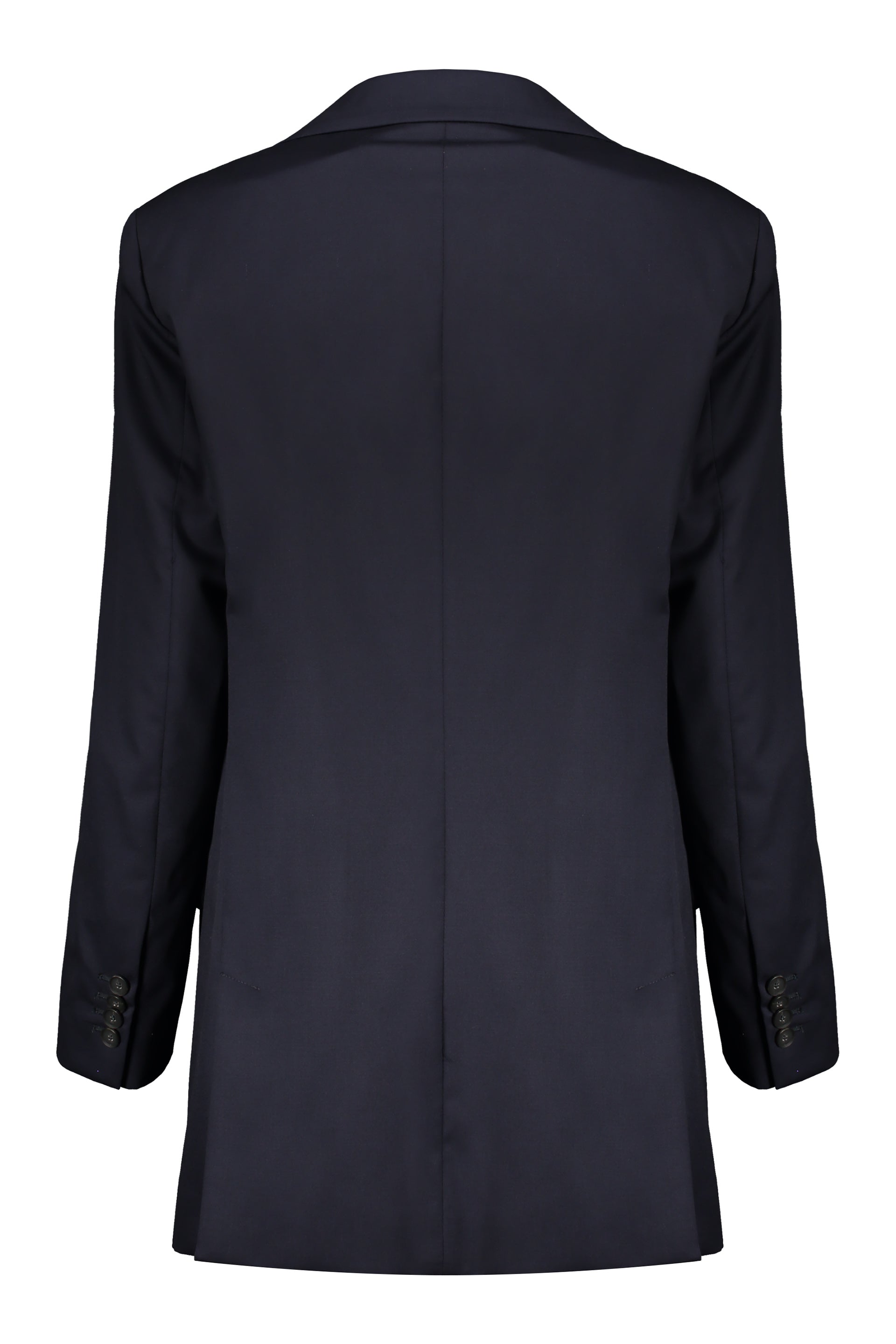 Virgin wool single-breasted blazer