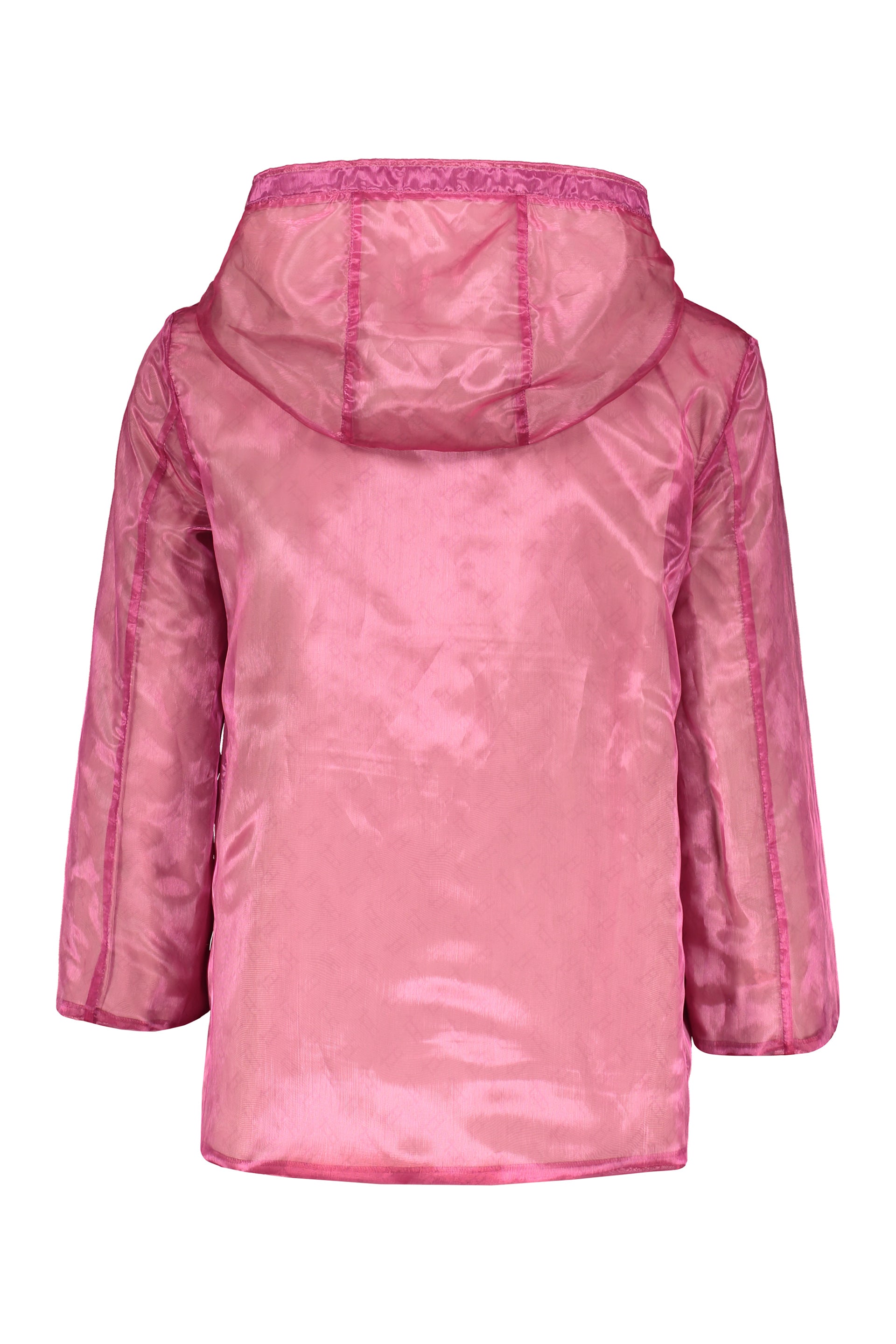 Hooded reversible jacket