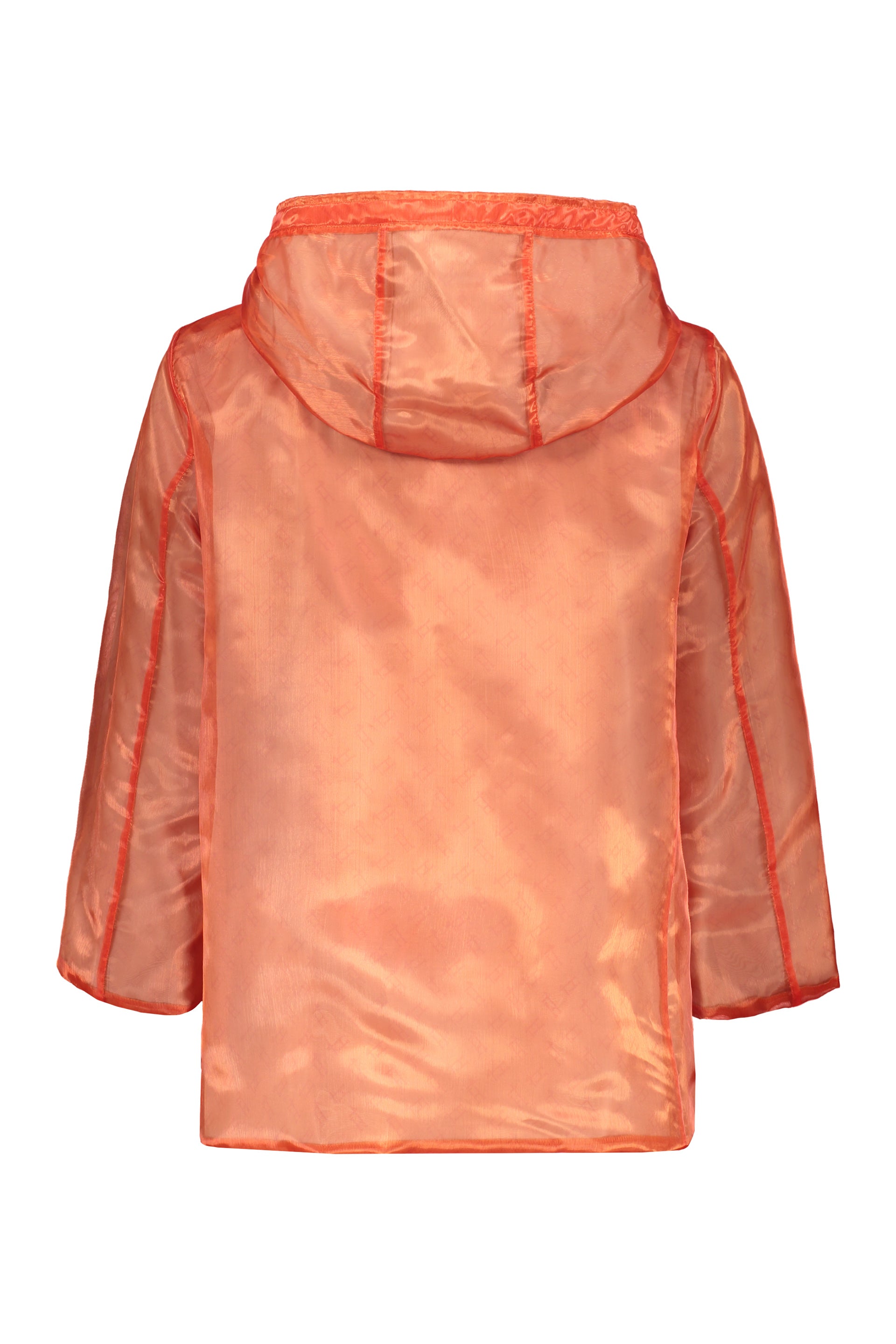 Hooded reversible jacket