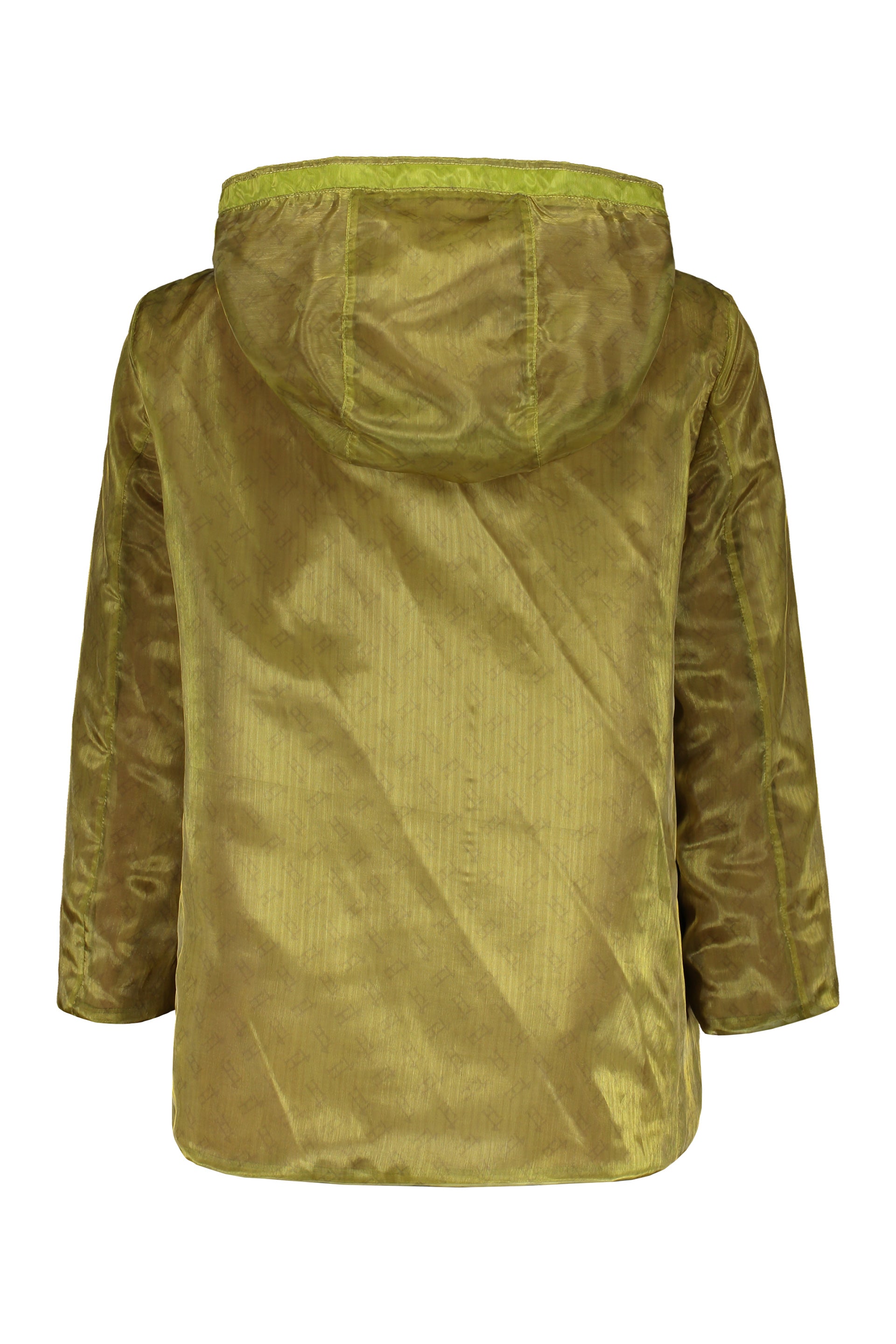 Hooded reversible jacket
