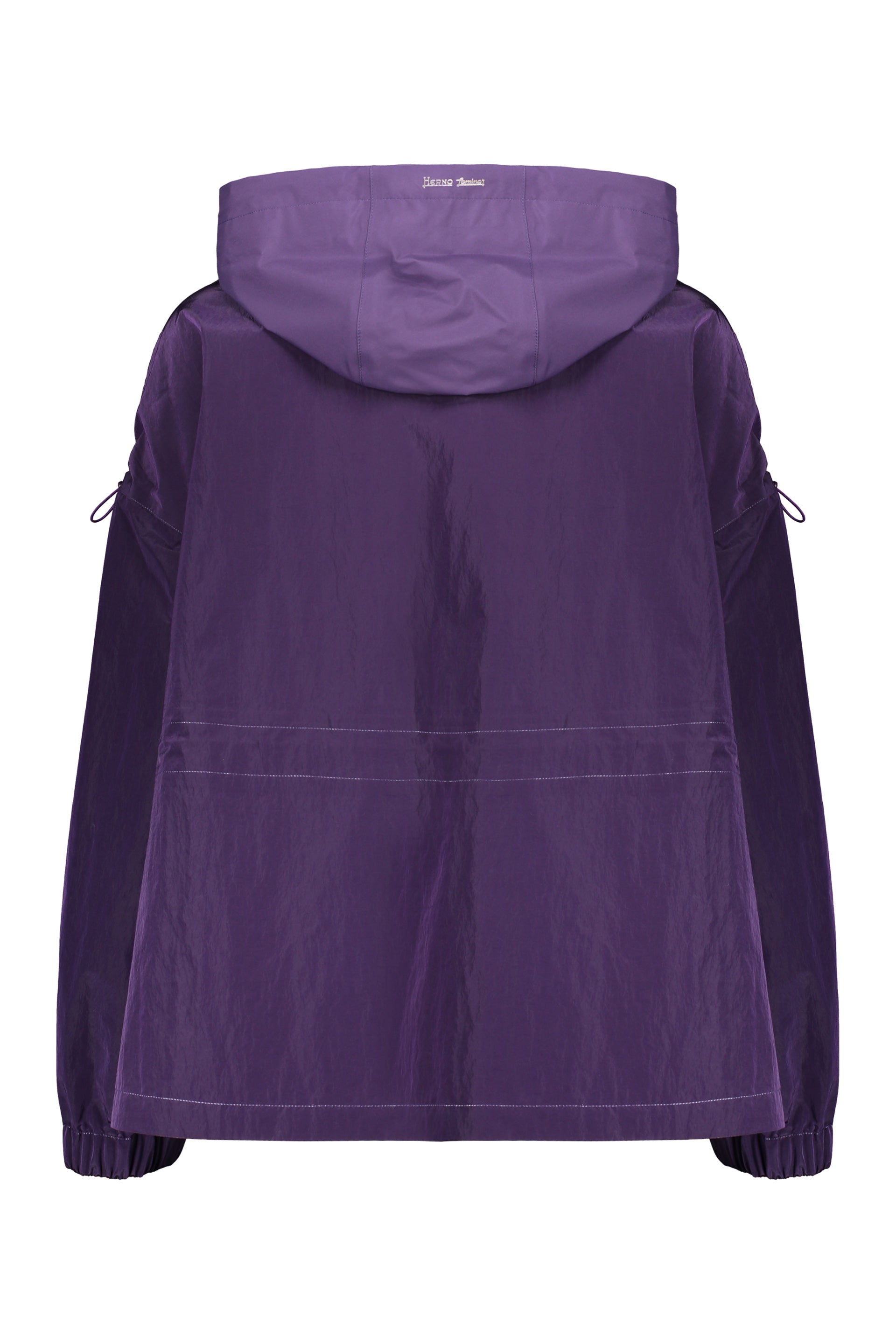 Techno fabric raincoat