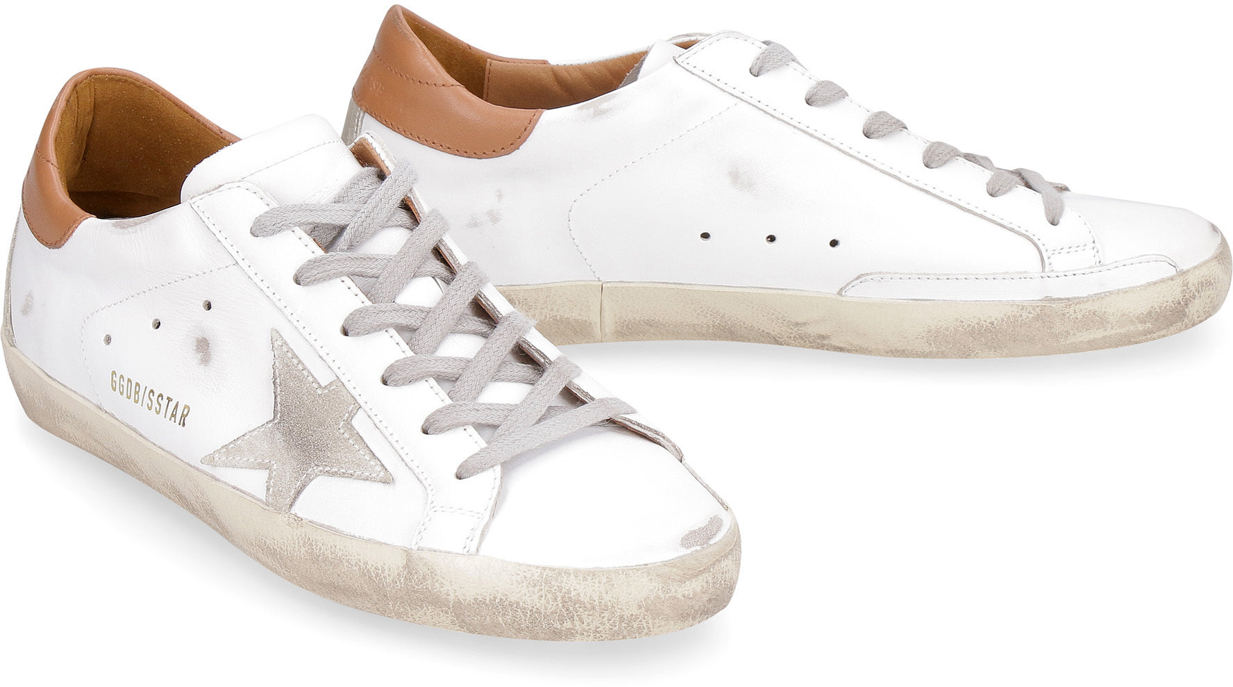 Superstar leather low-top sneakers
