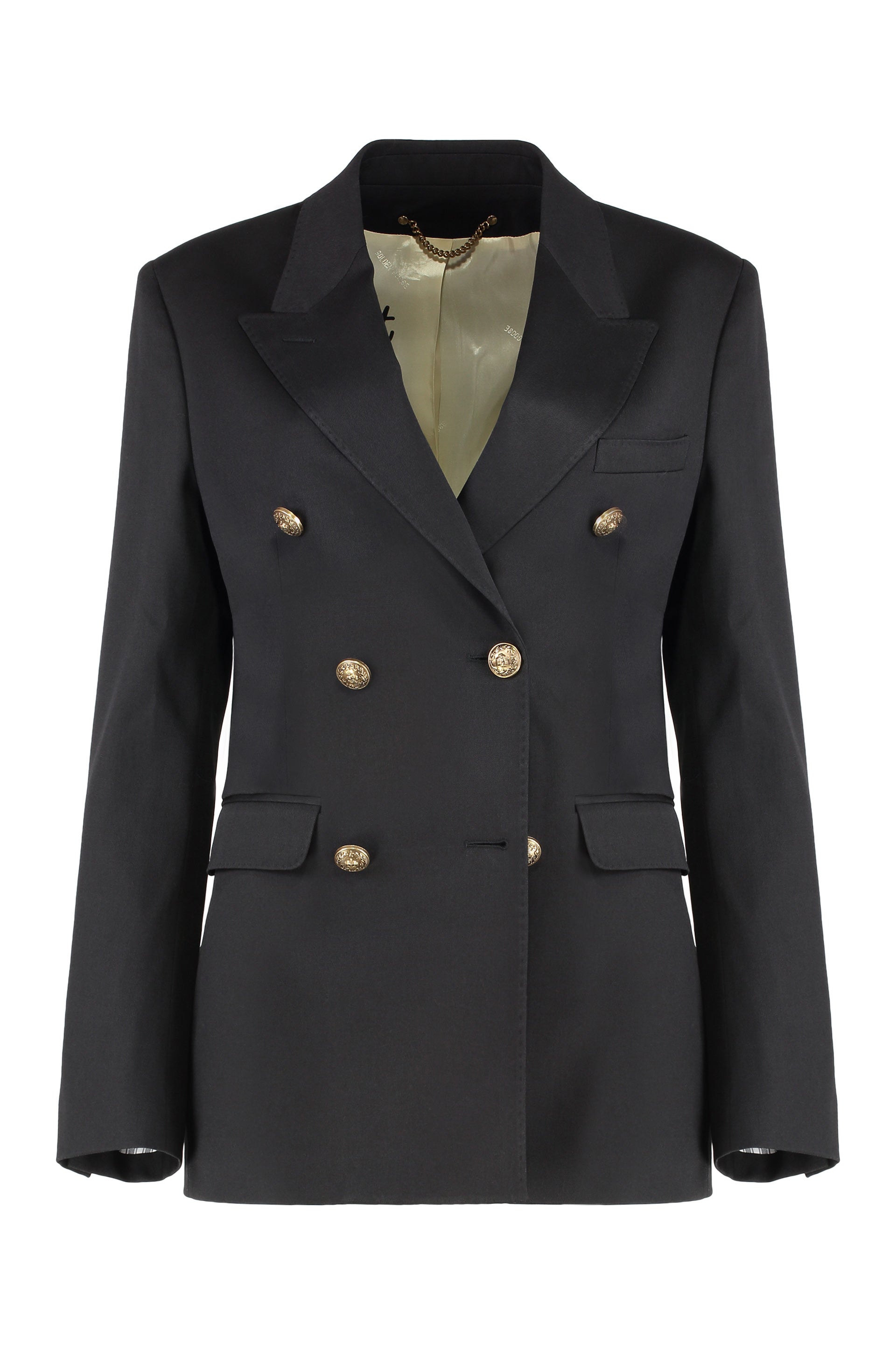 Diva Double-breasted wool blazer