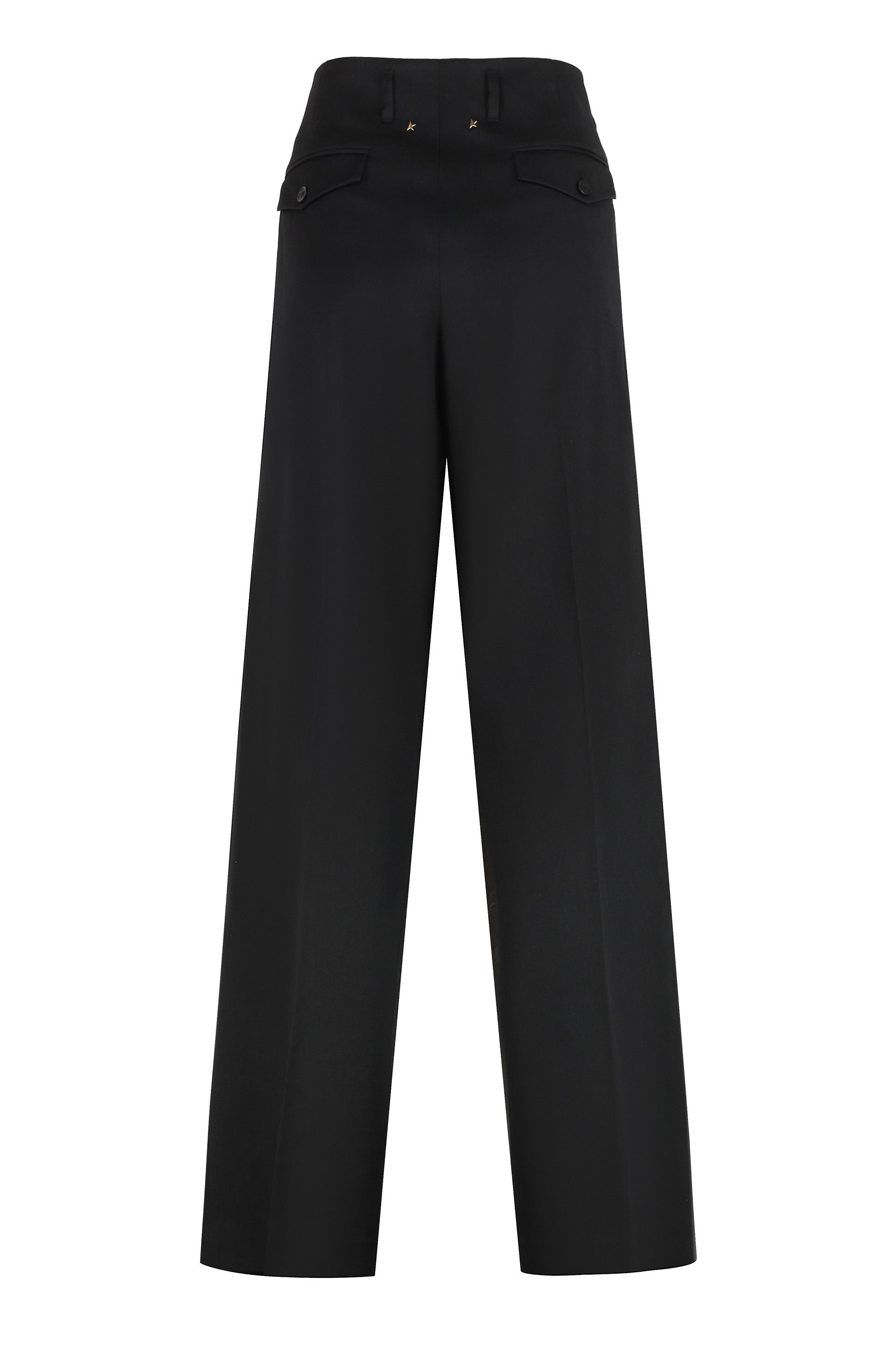 Wool wide-leg trousers