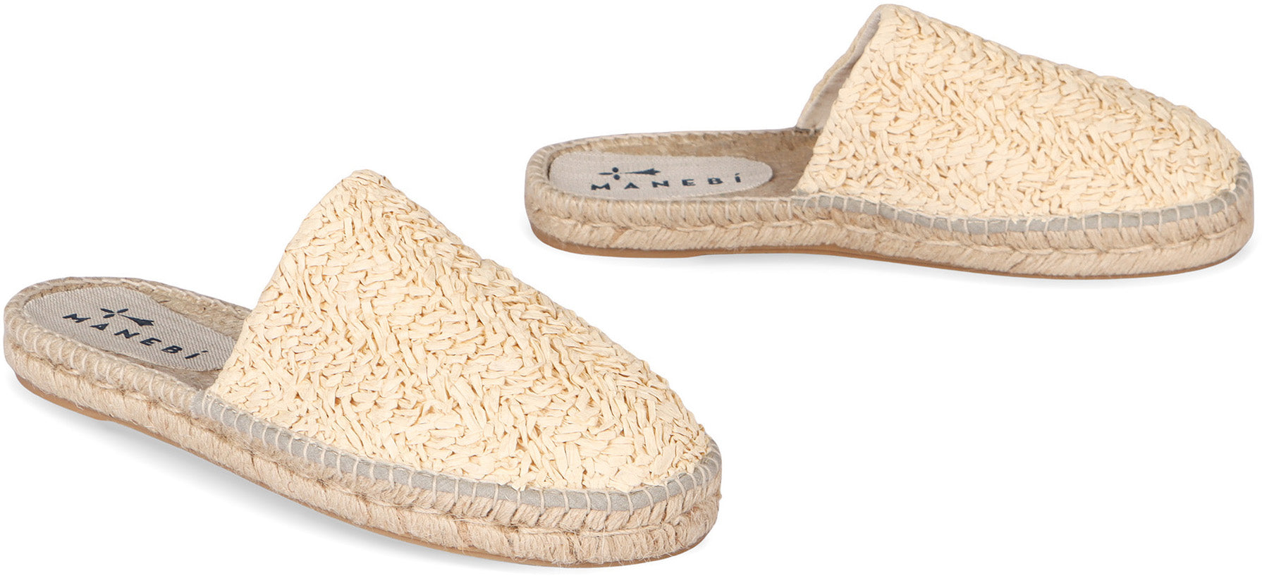 Raffia mules