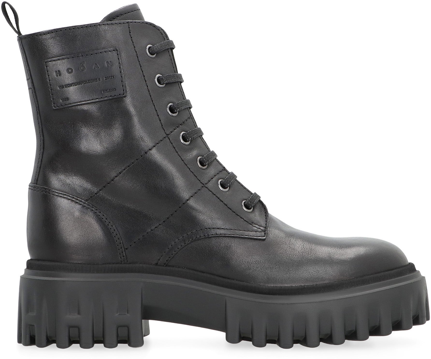 Leather ankle boots