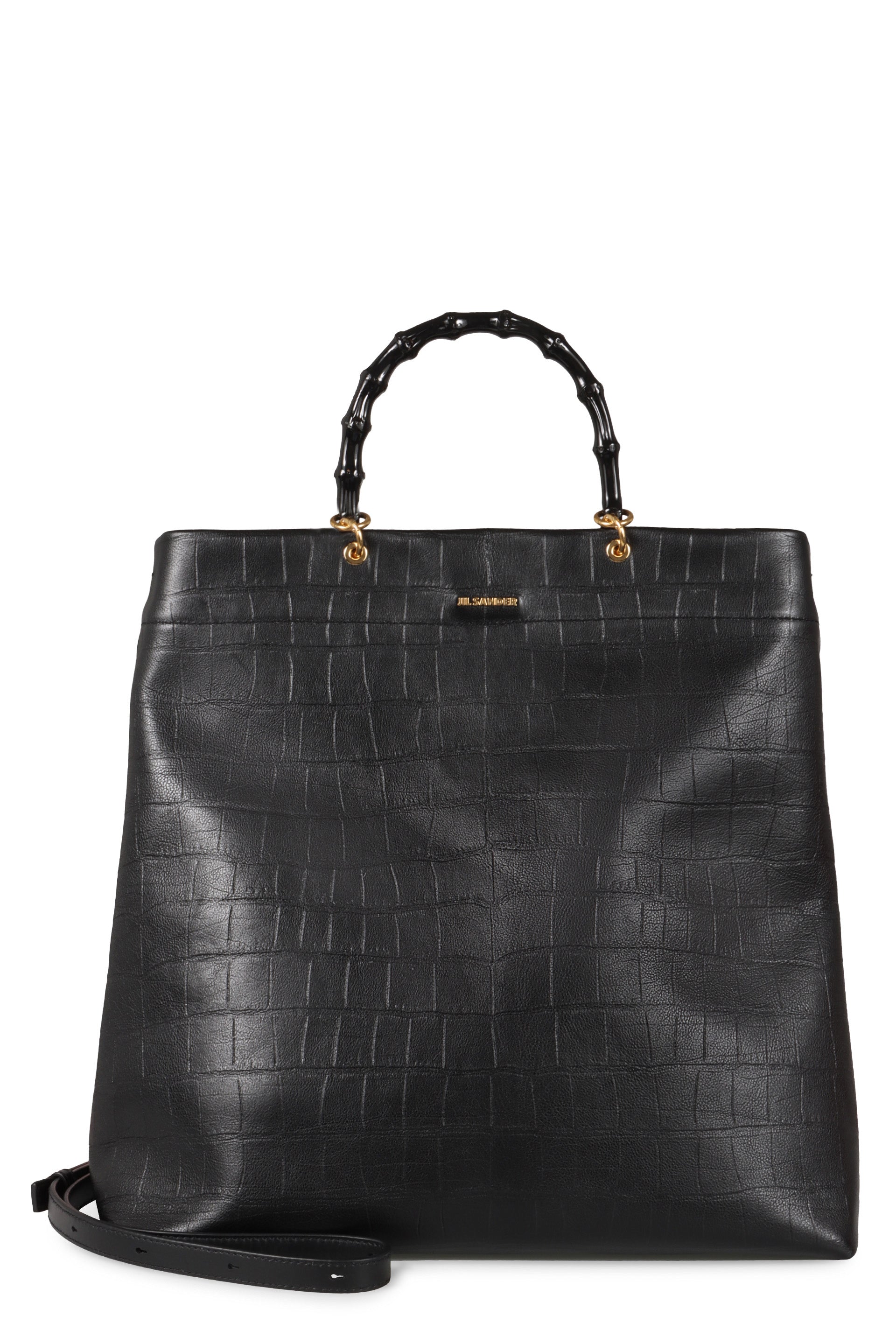 Leather tote