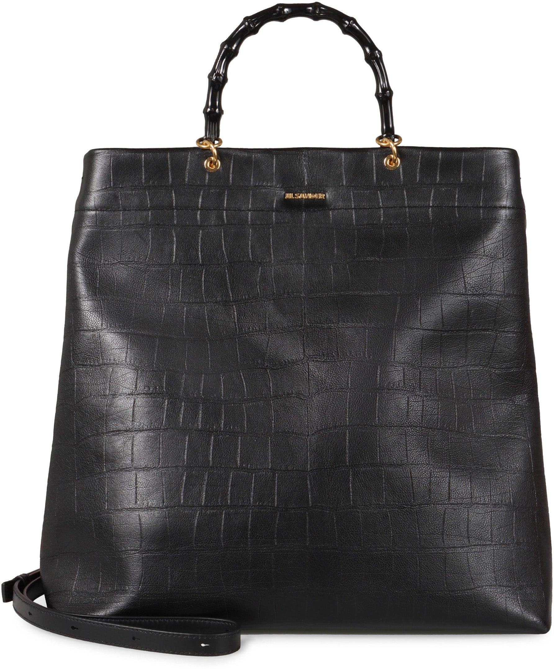Leather tote