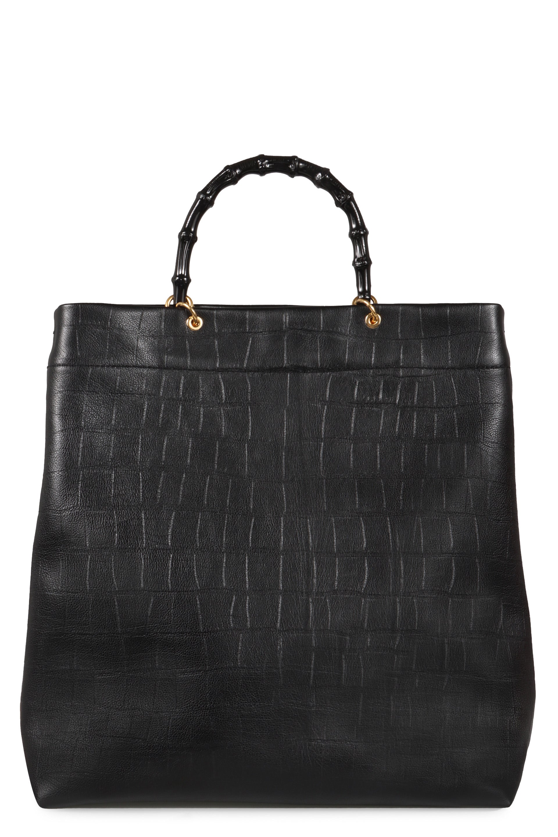Leather tote