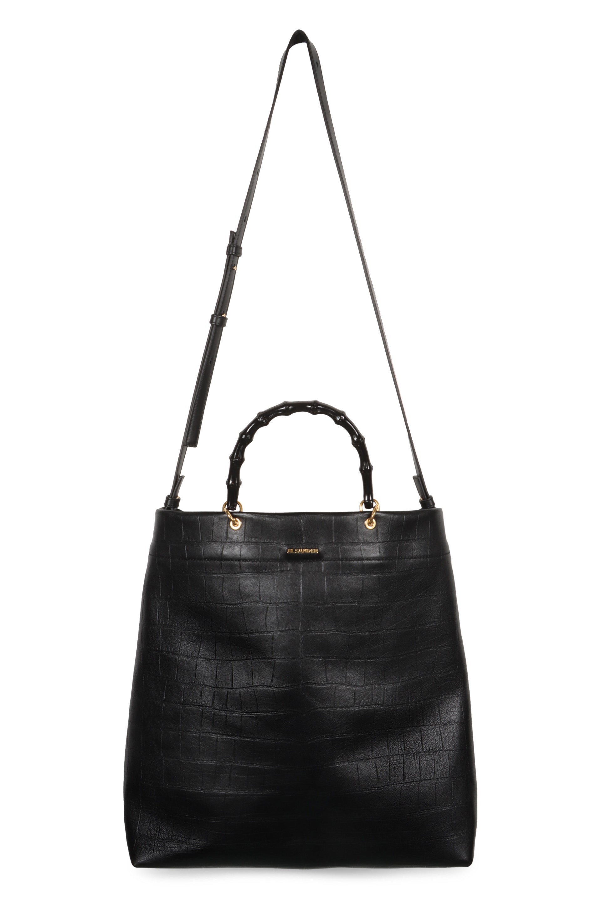 Leather tote