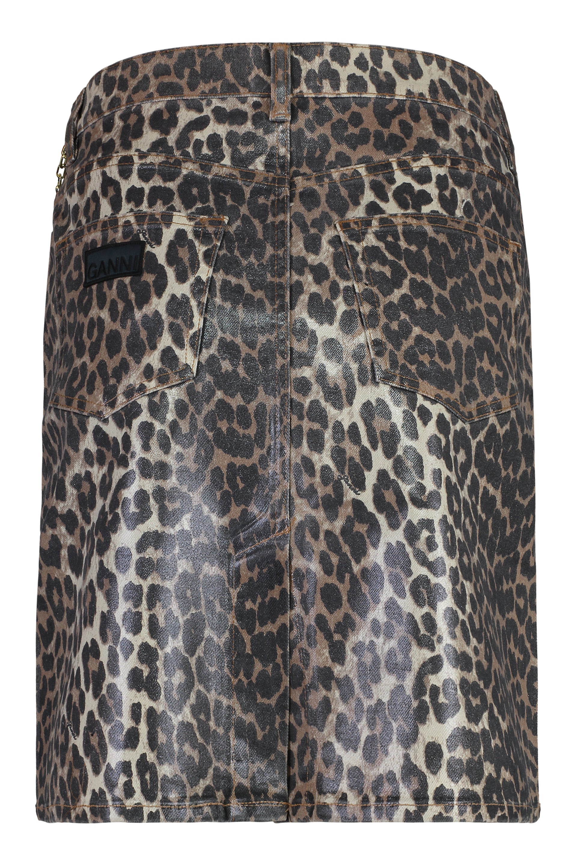 Cotton mini-skirt