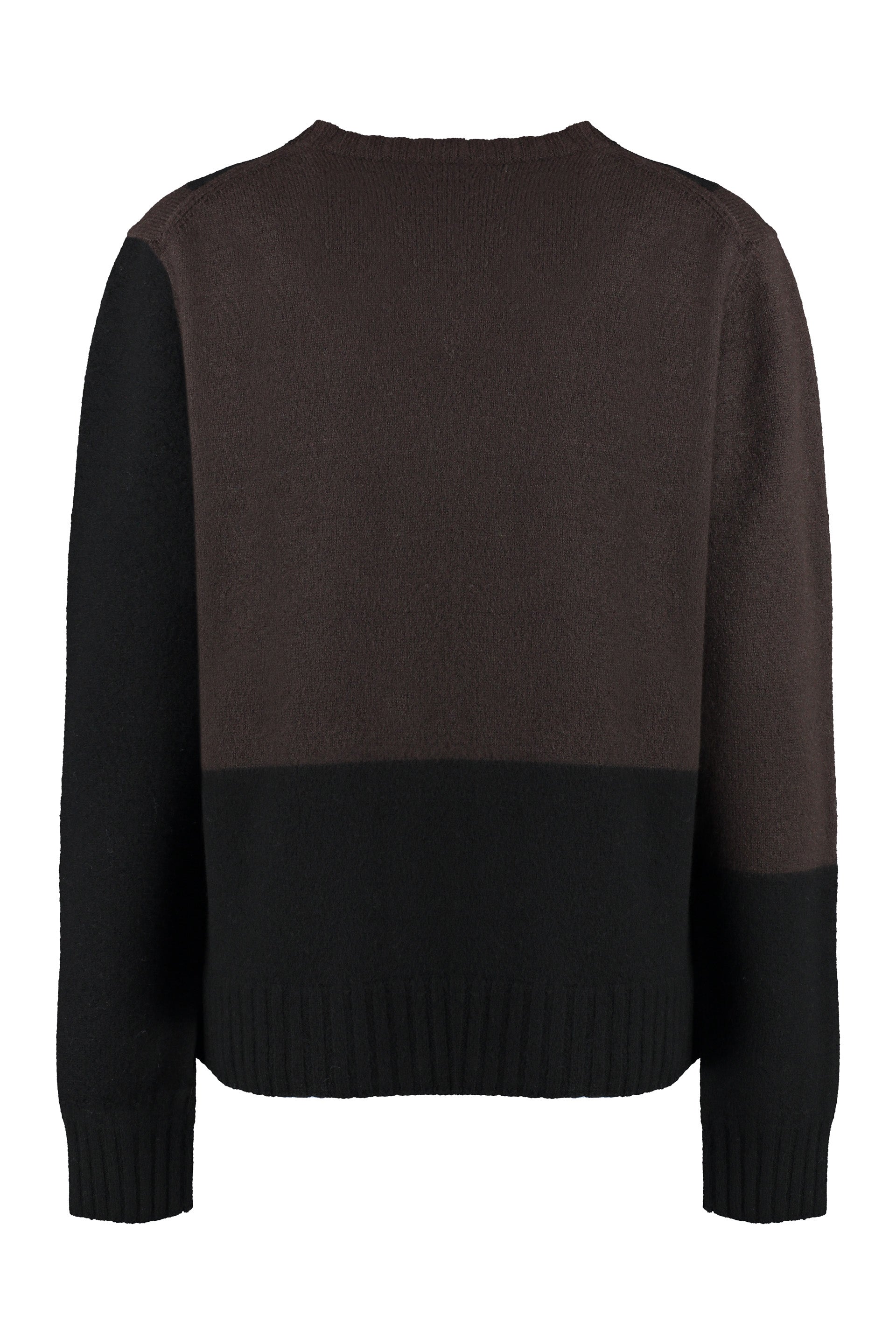 Crew-neck wool sweater
