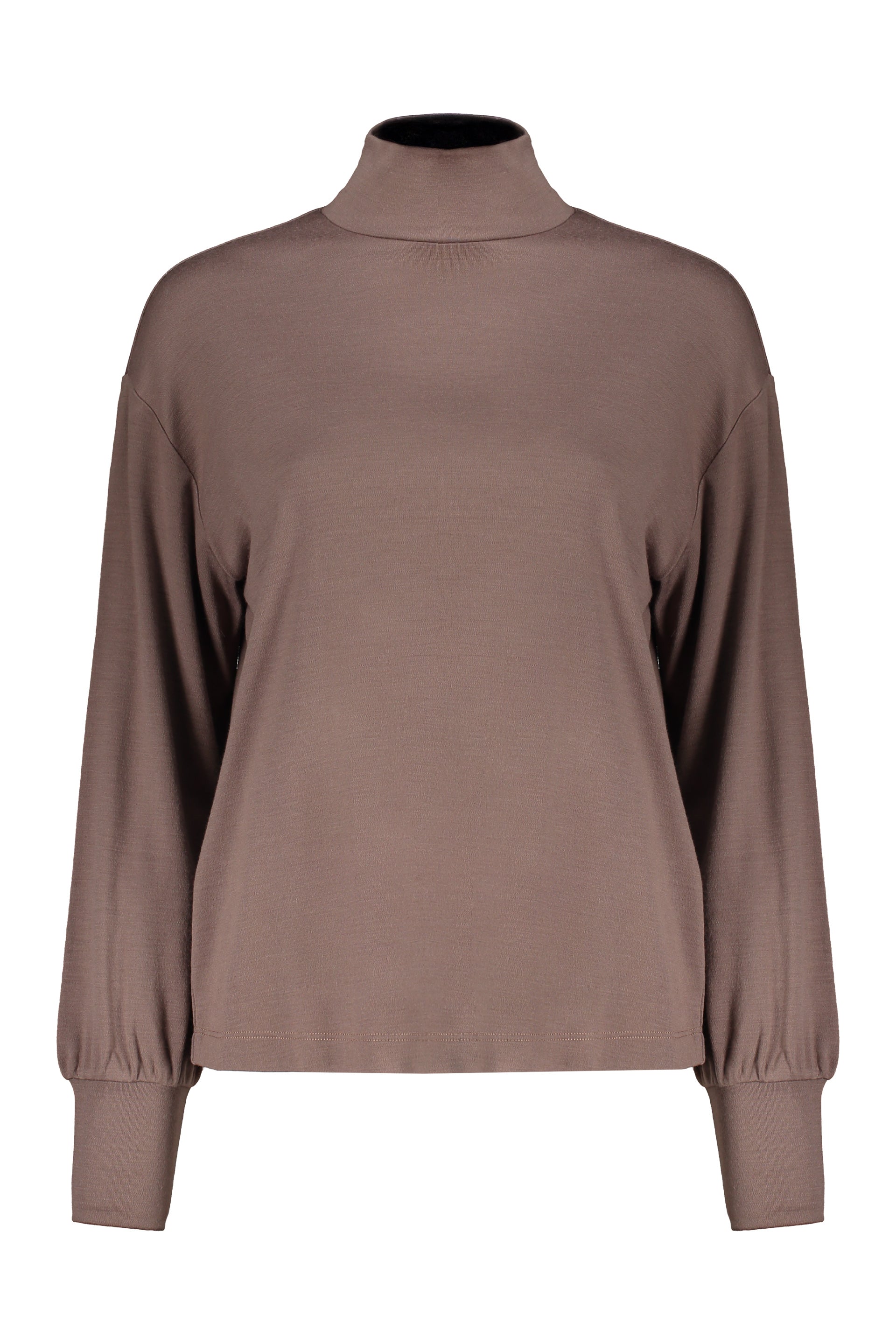 Wool turtleneck sweater