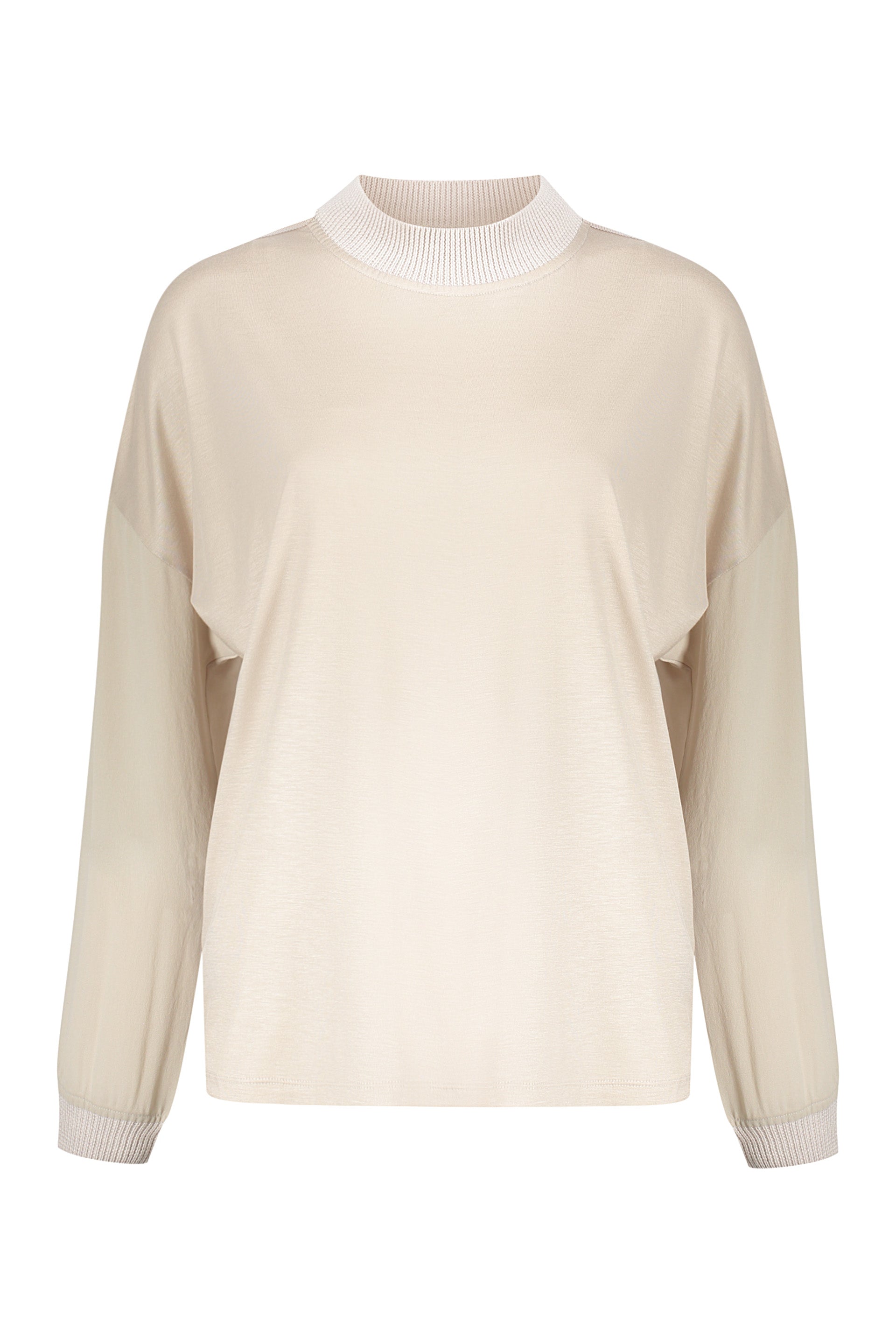 Crew-neck blouse