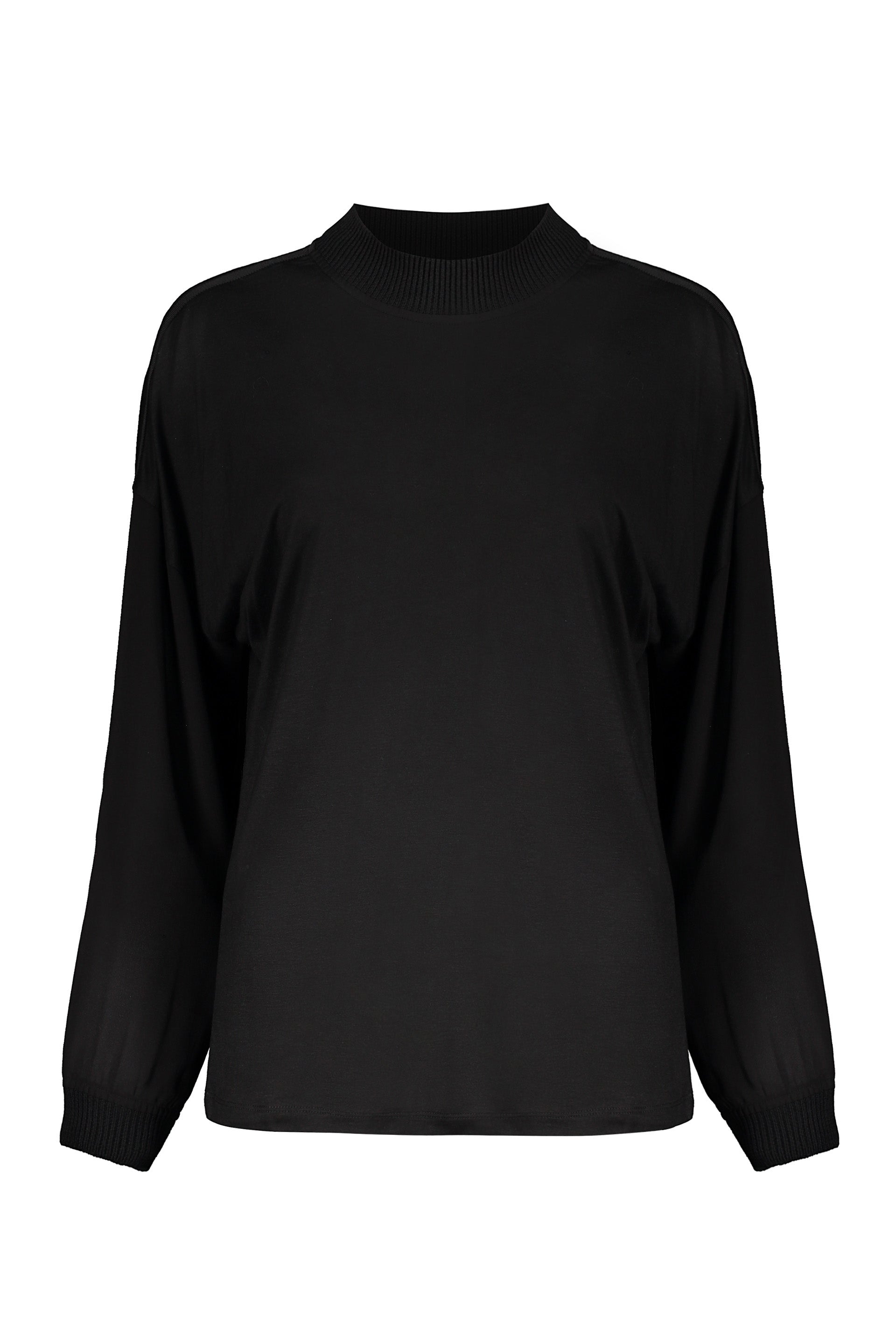 Crew-neck blouse