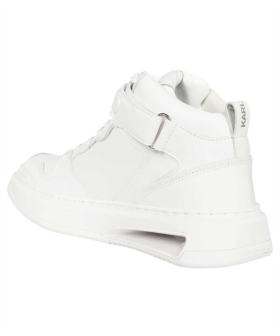Logo detail leather sneakers