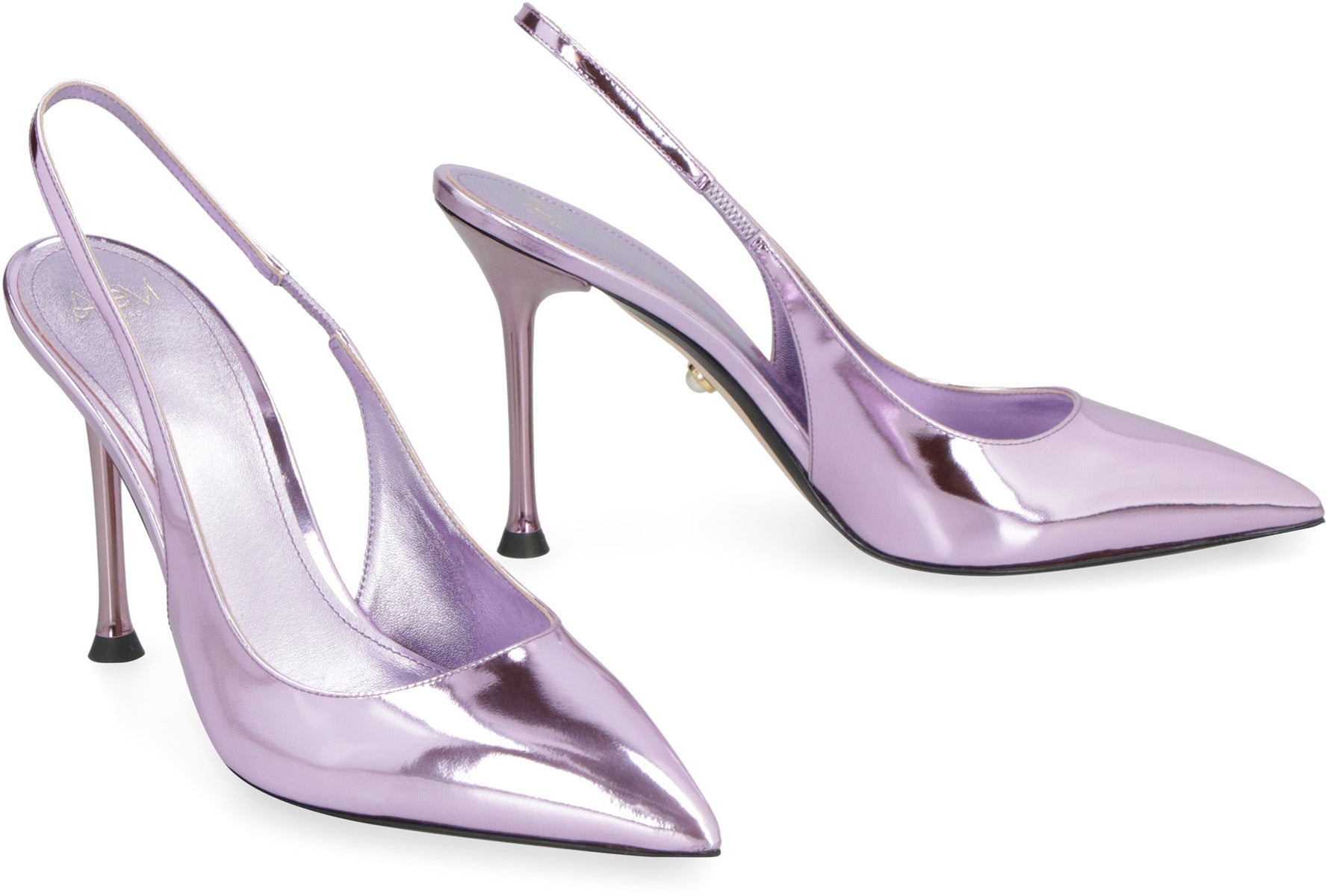 Sally leather slingback pumps