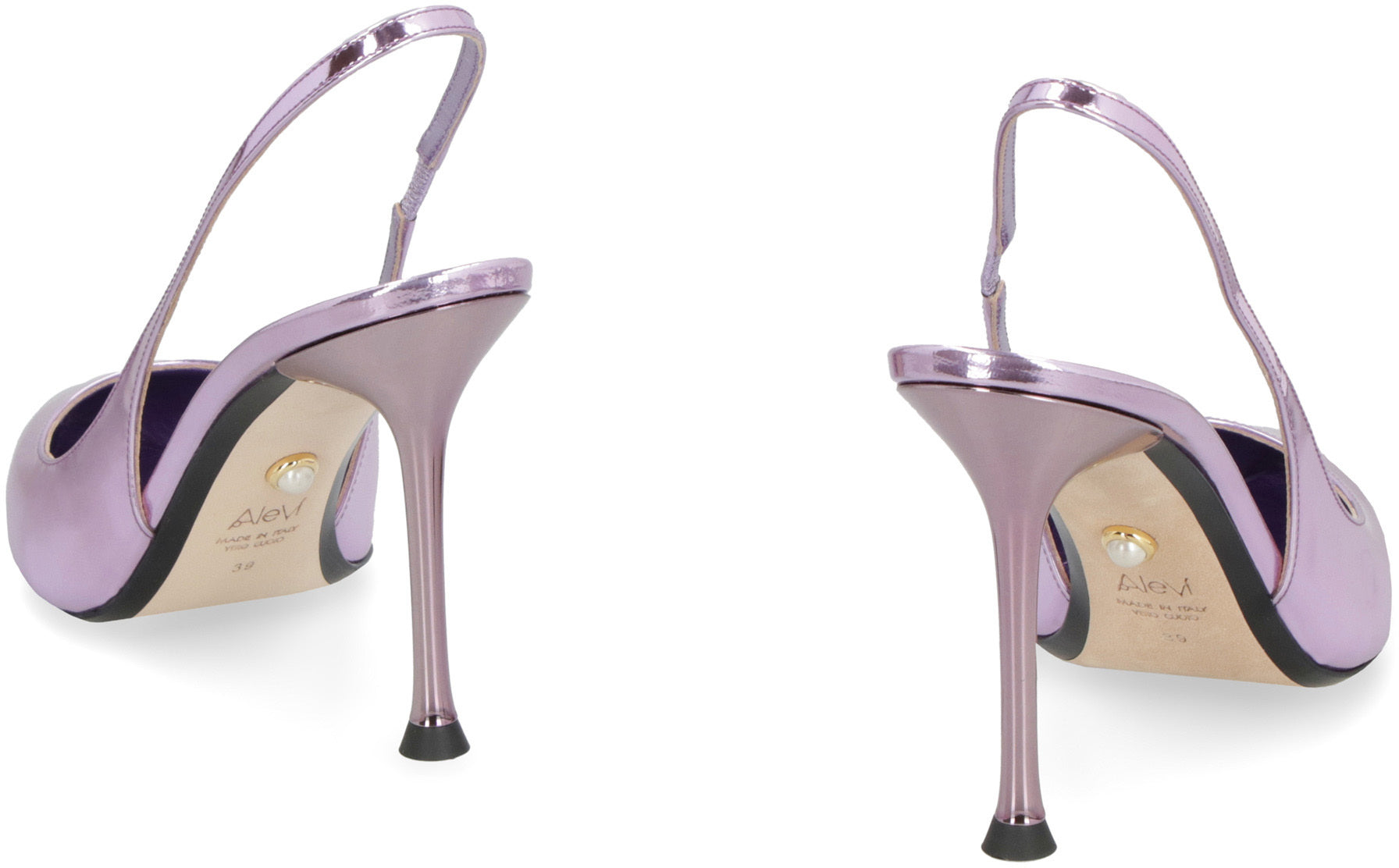 Sally leather slingback pumps