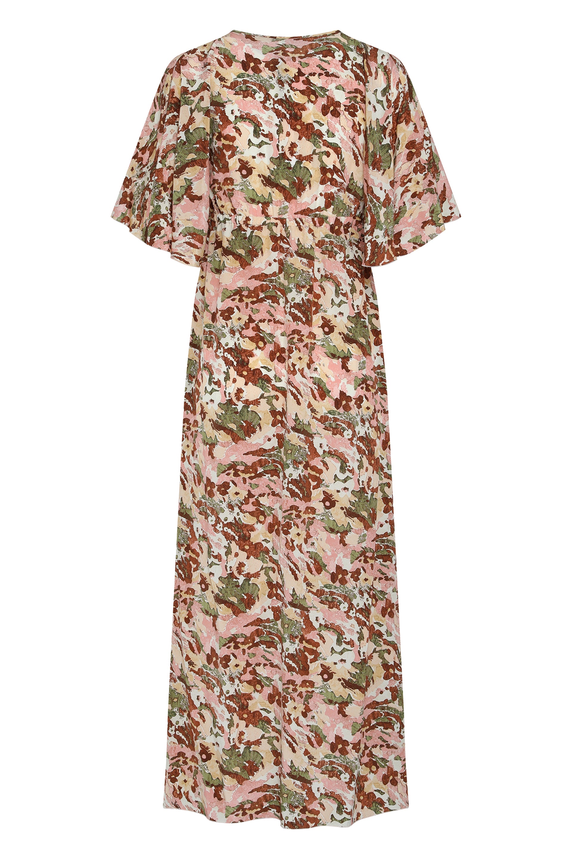 Lucia printed silk dress