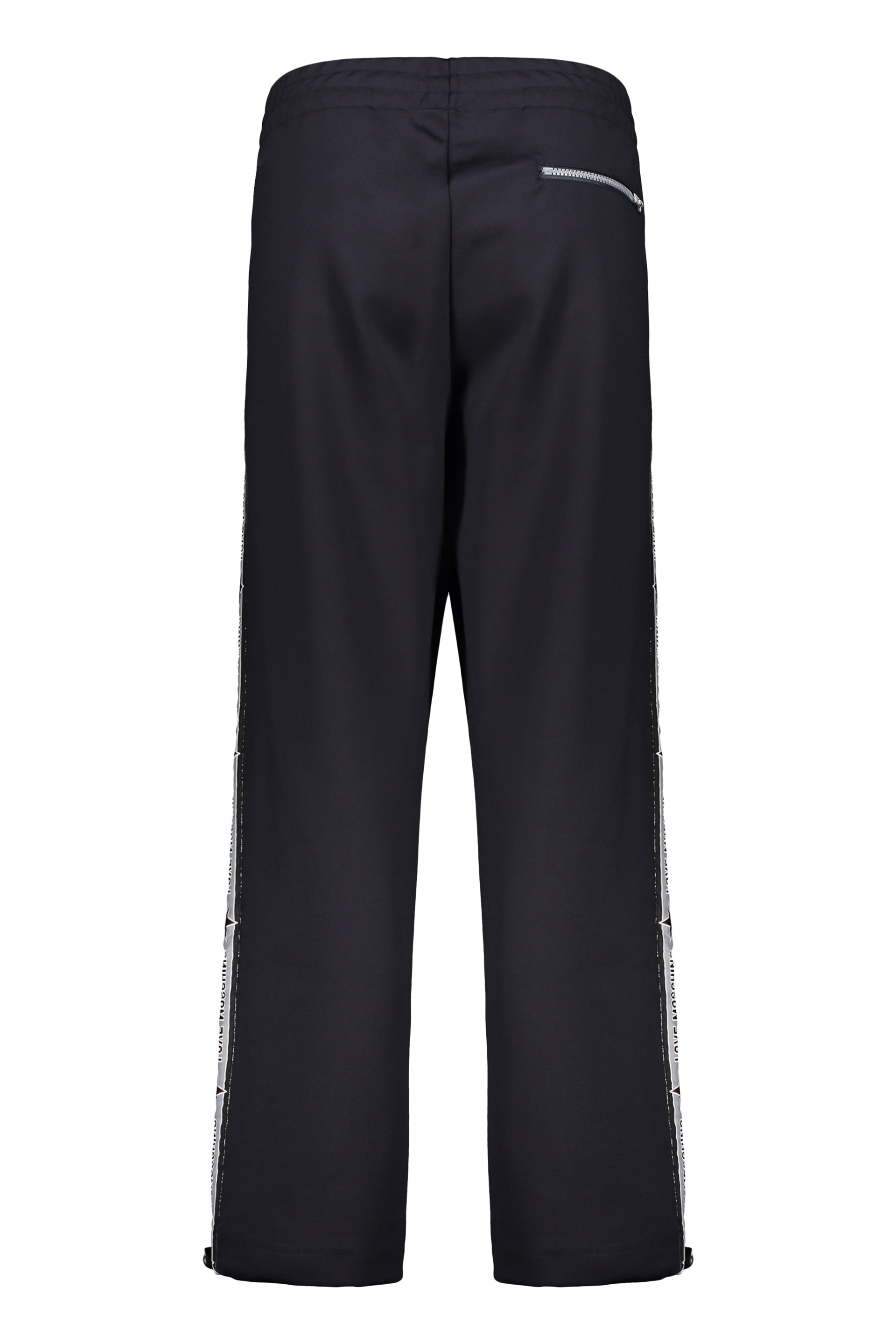 Track-pants with side logo stripes