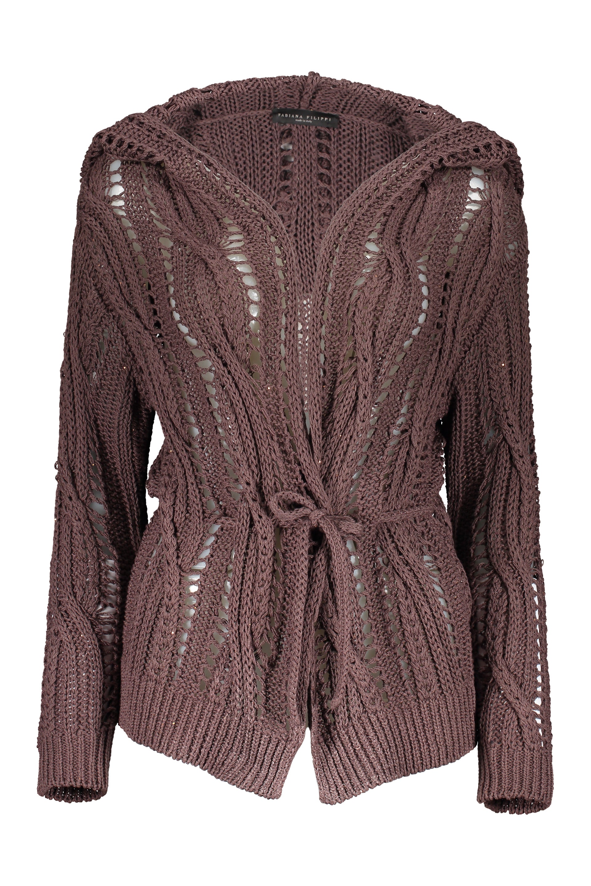 Item with open stitch knitting