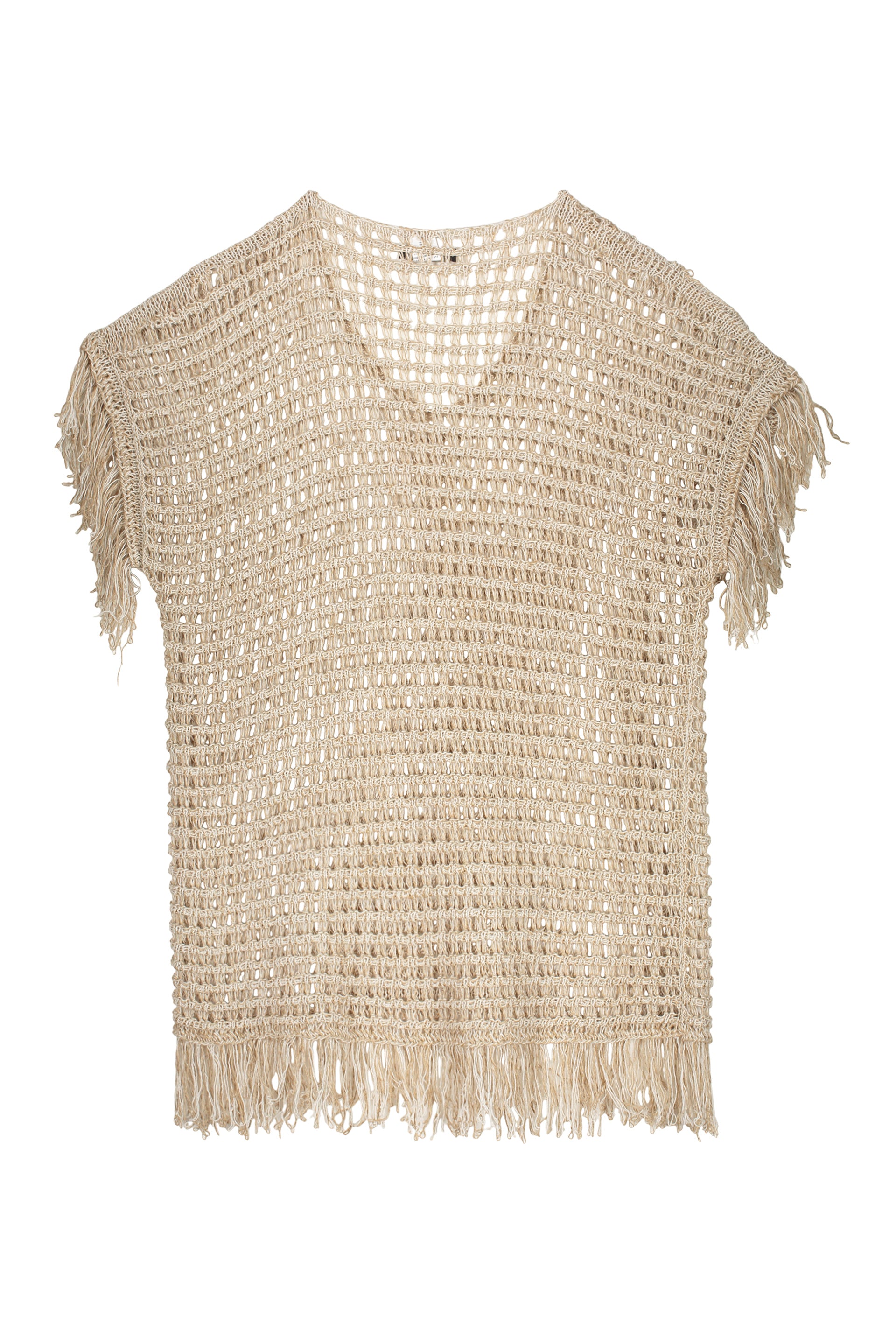 Crochet knit sweater