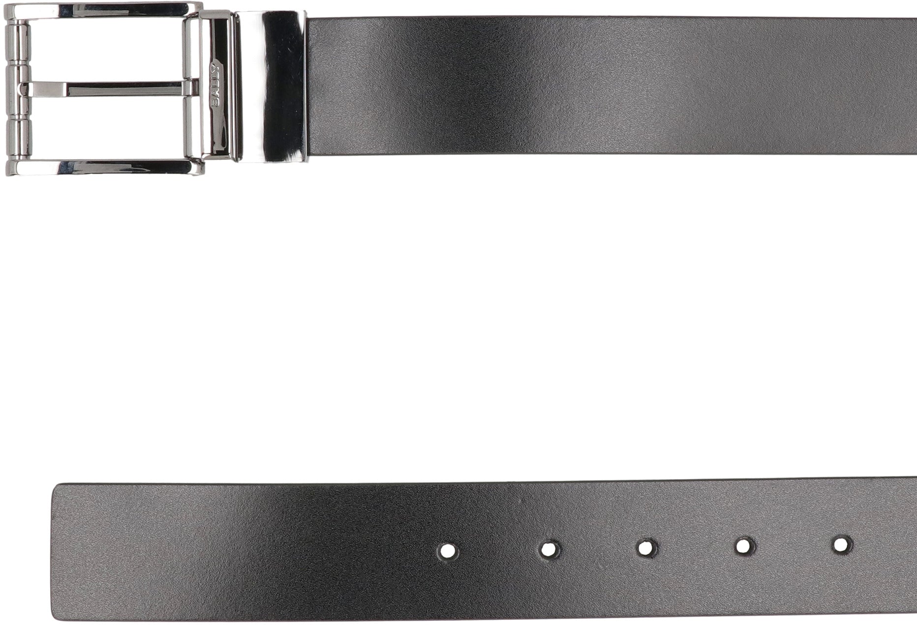 Reversible leather belt