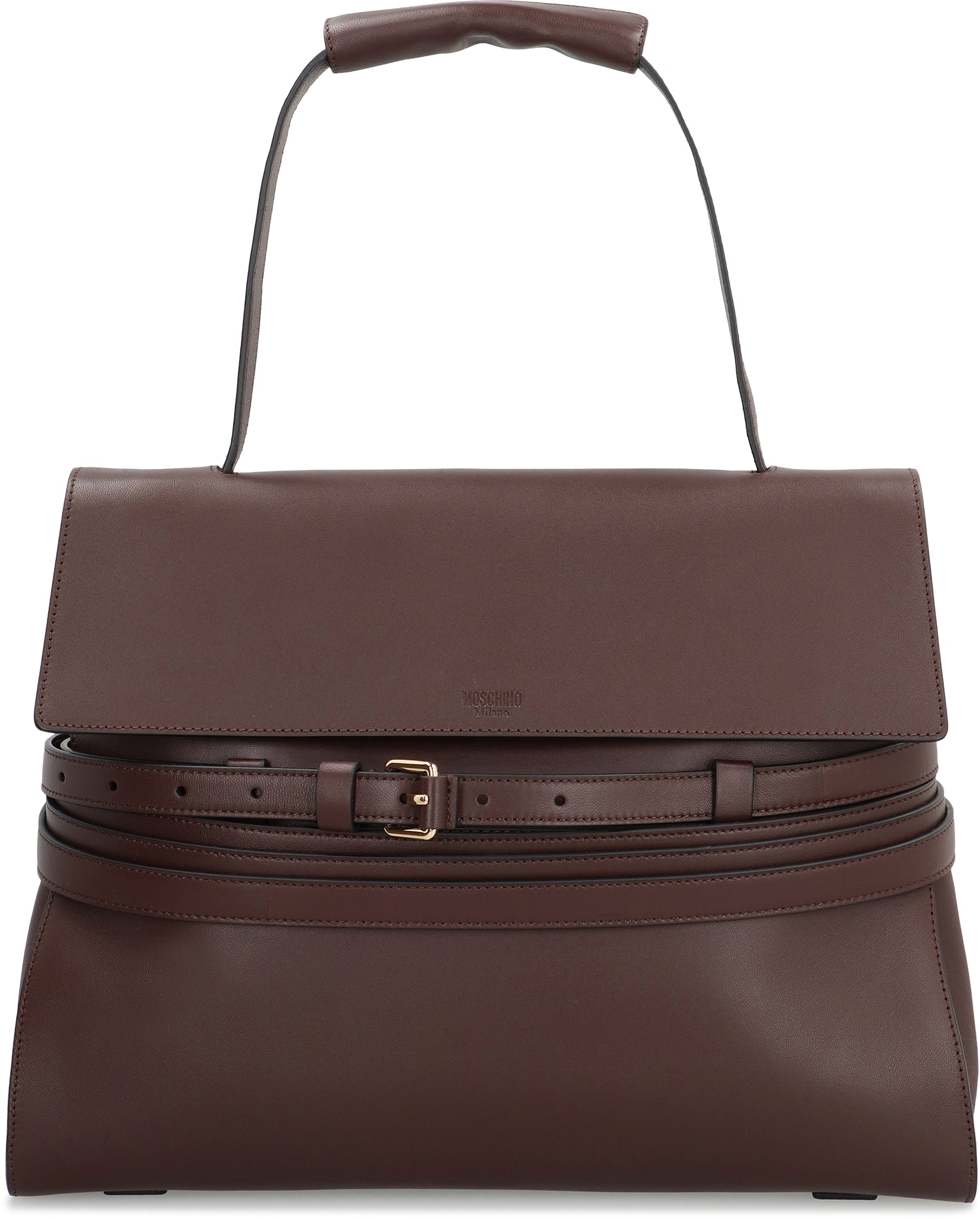 Moschino Tie Me leather handbag