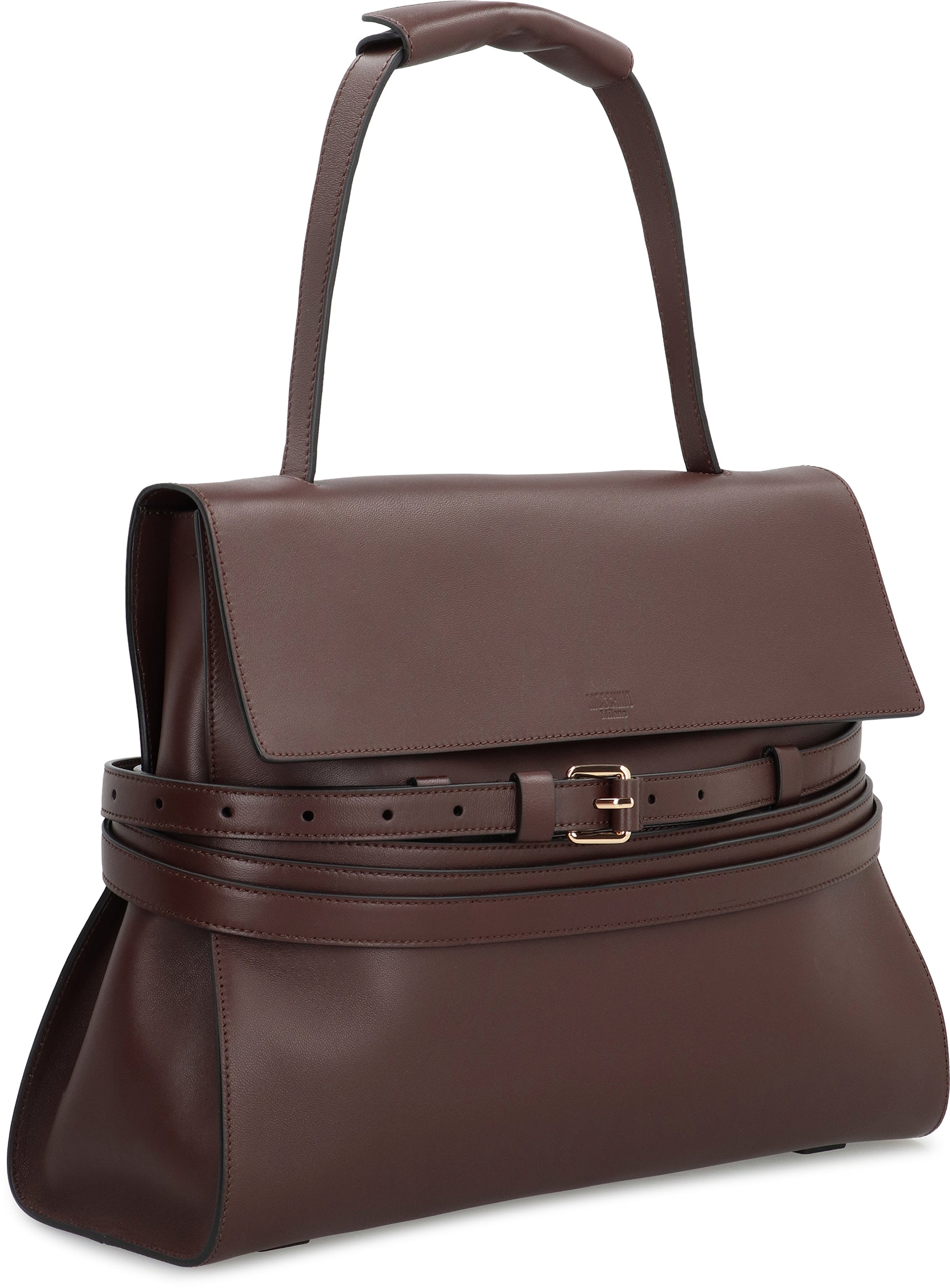 Moschino Tie Me leather handbag