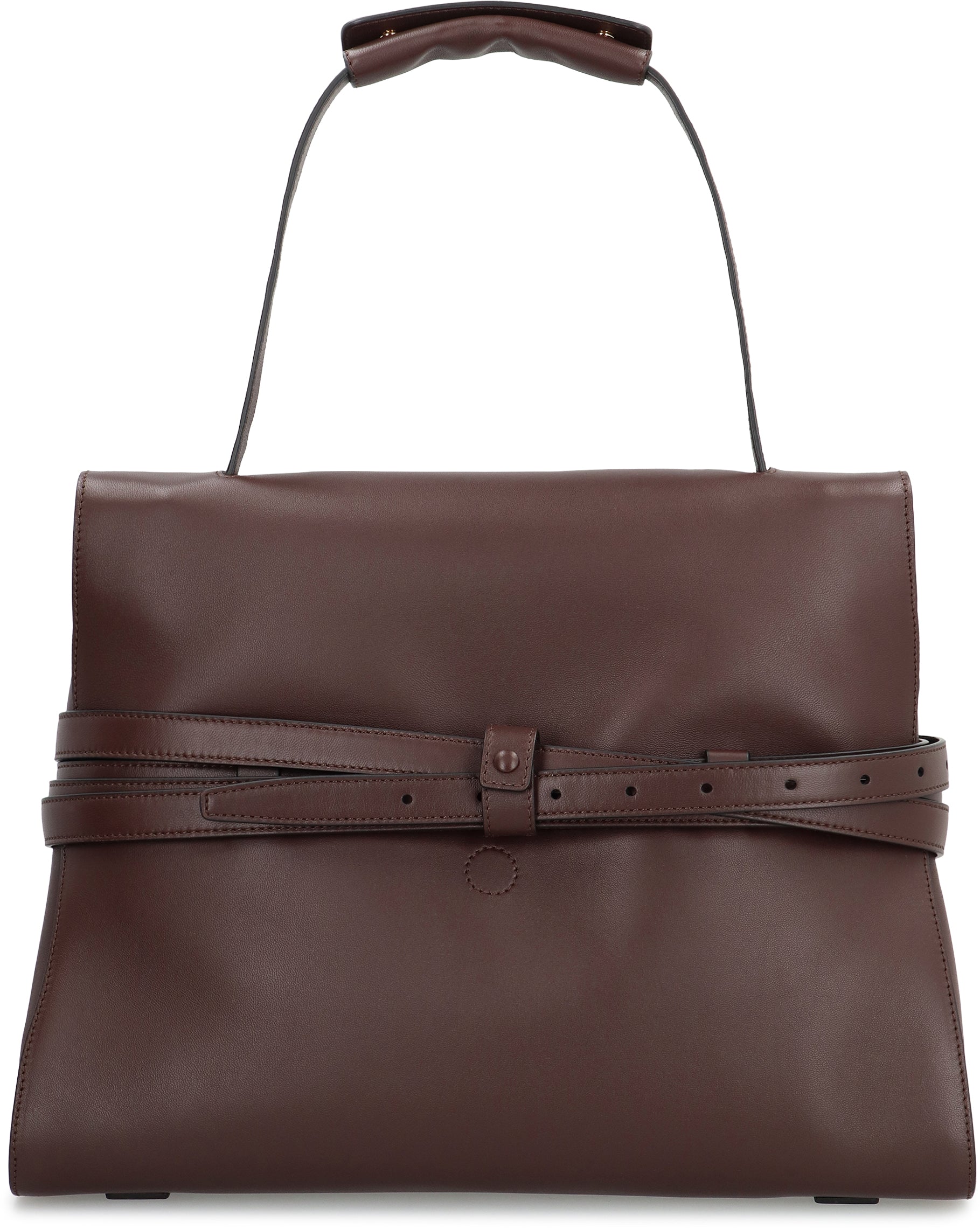 Moschino Tie Me leather handbag