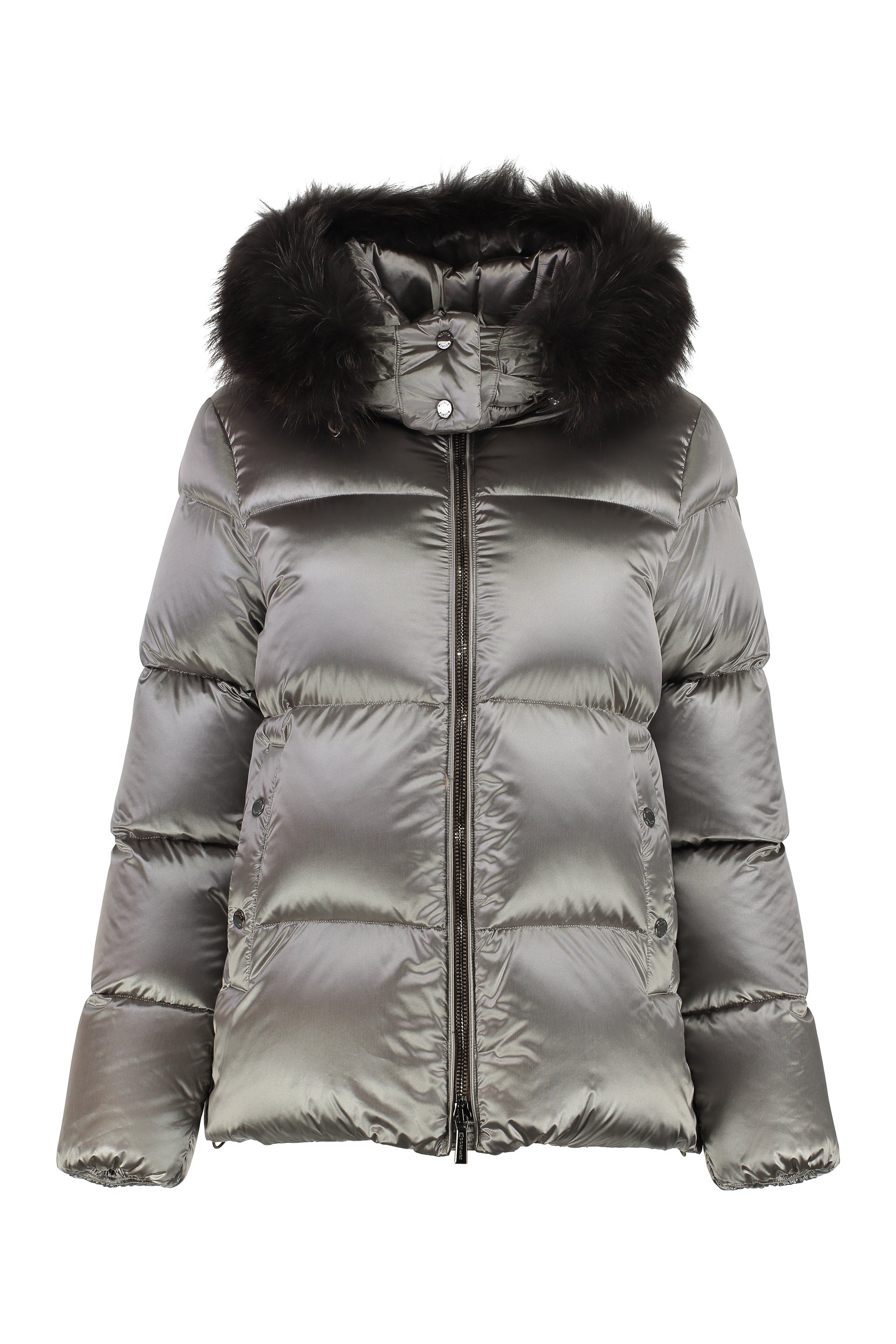 Melita Hooded short down jacket