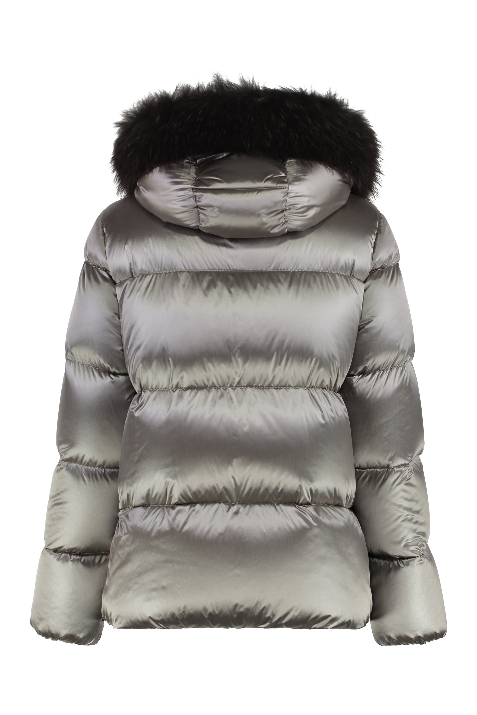 Melita Hooded short down jacket