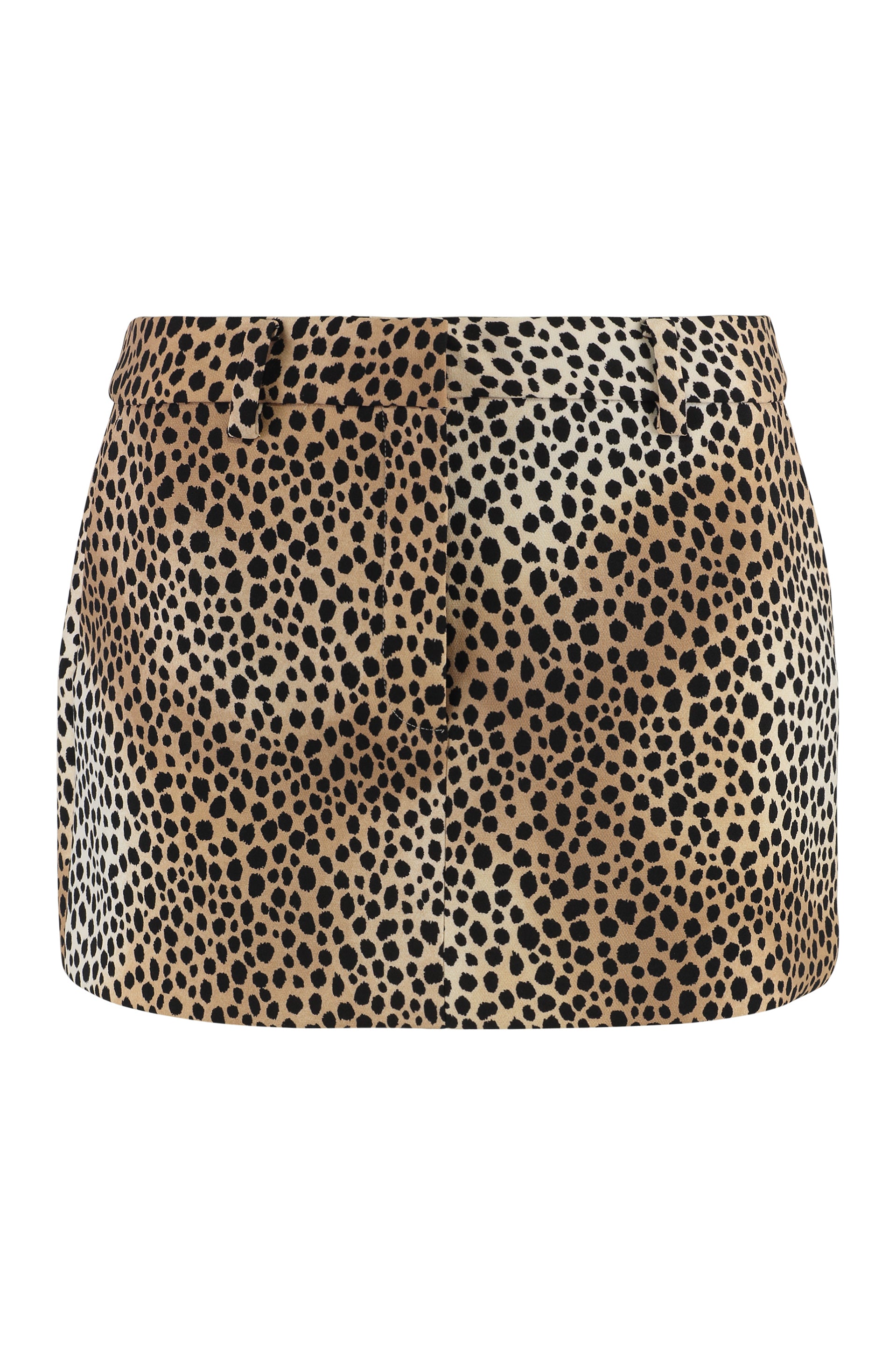 Printed mini-skirt