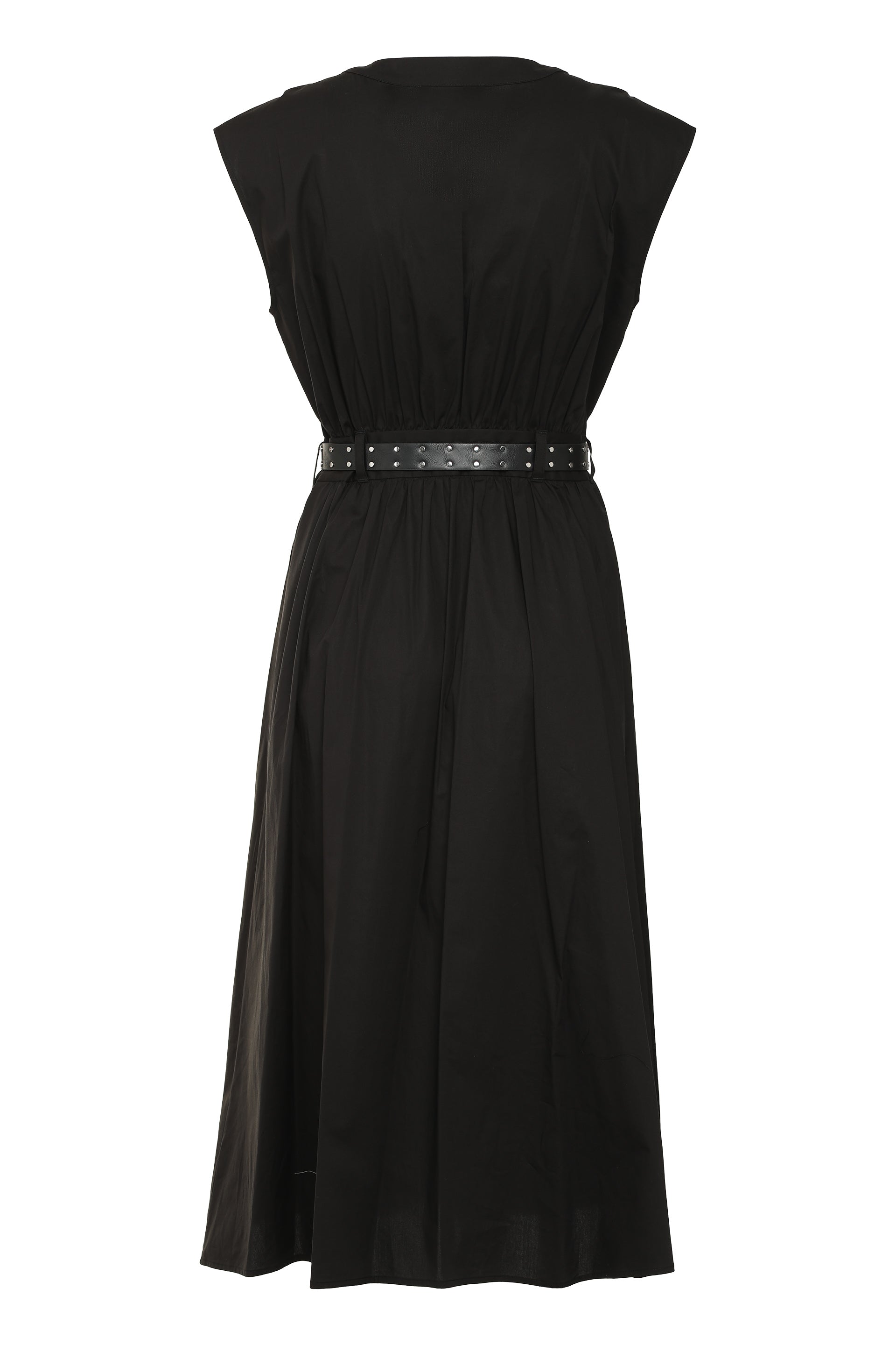 Belted cotton dress