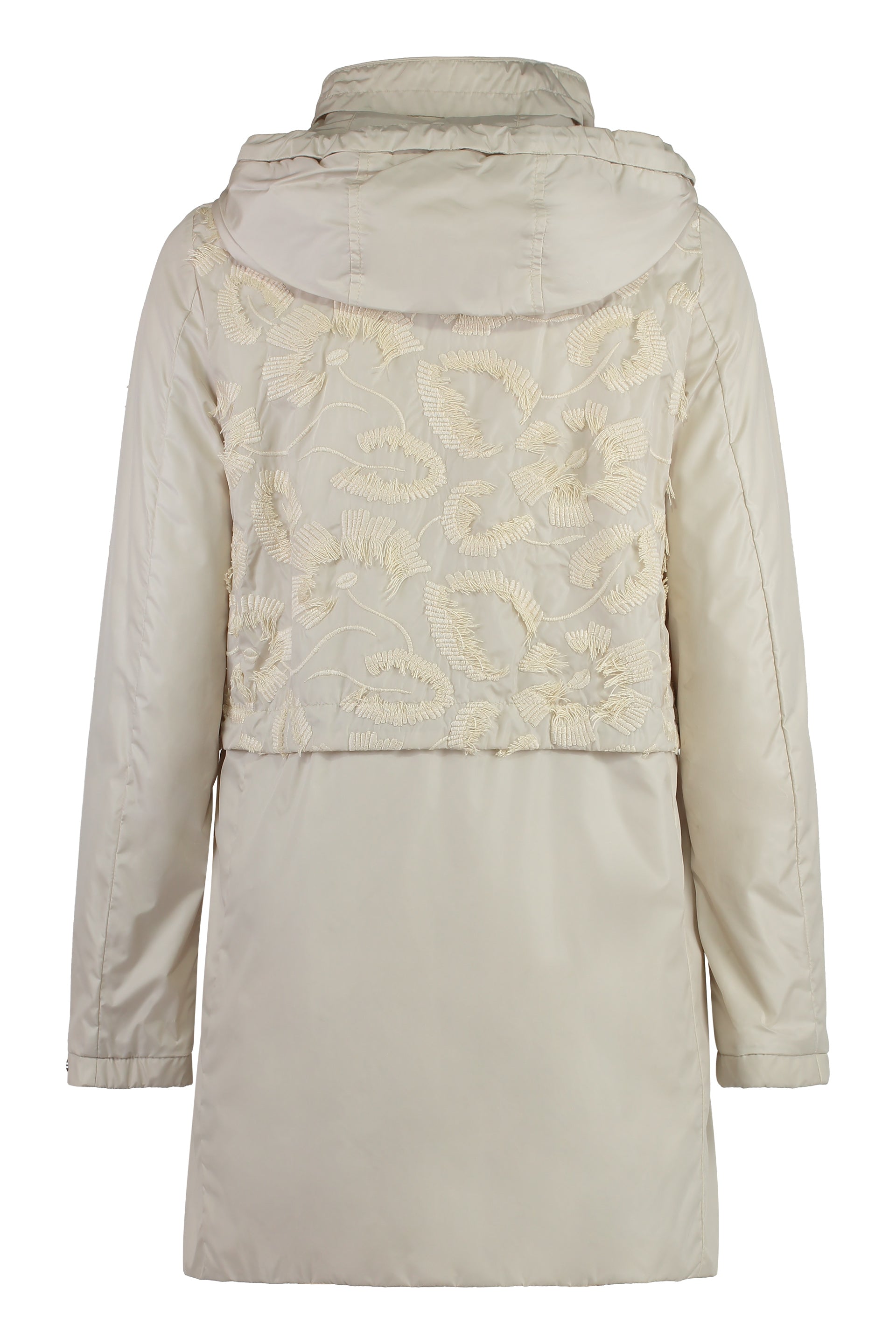 Murano technical fabric hooded jacket