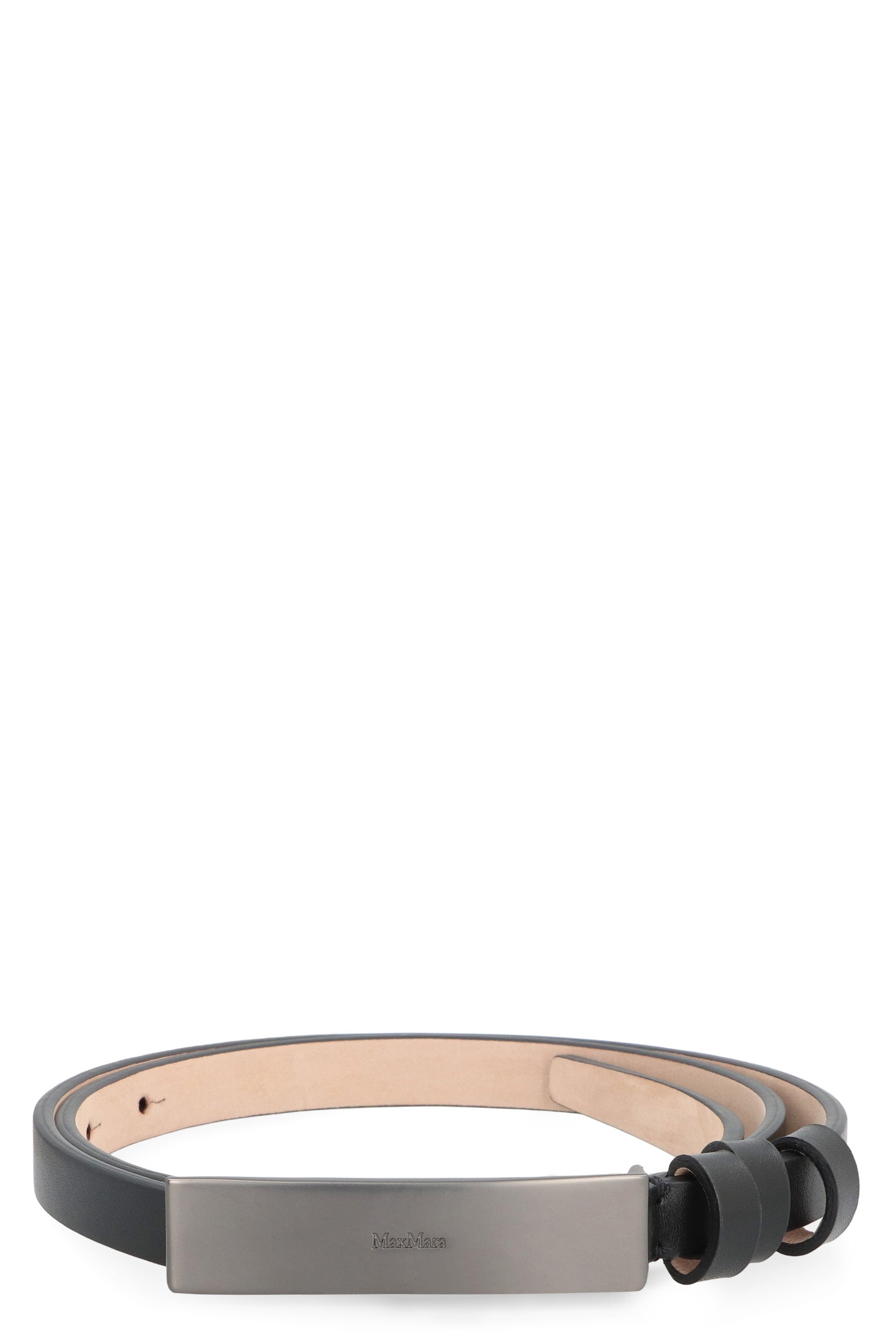 New Plate leather belt
