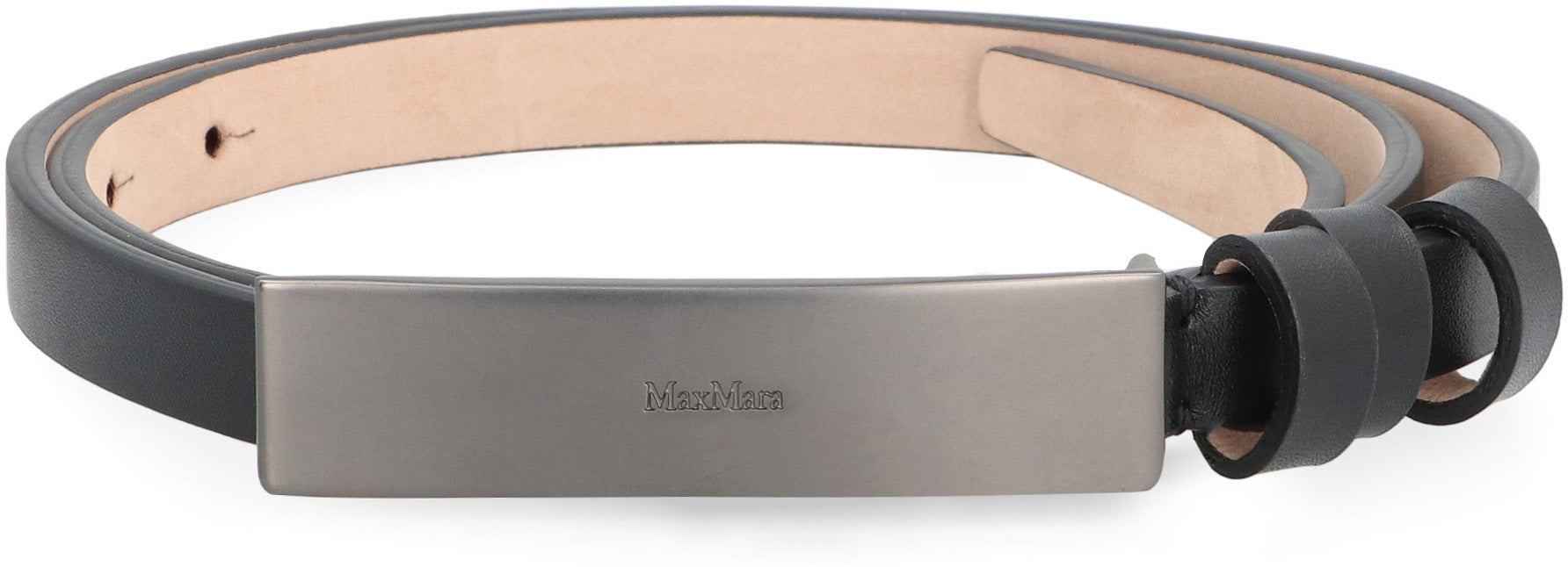 New Plate leather belt