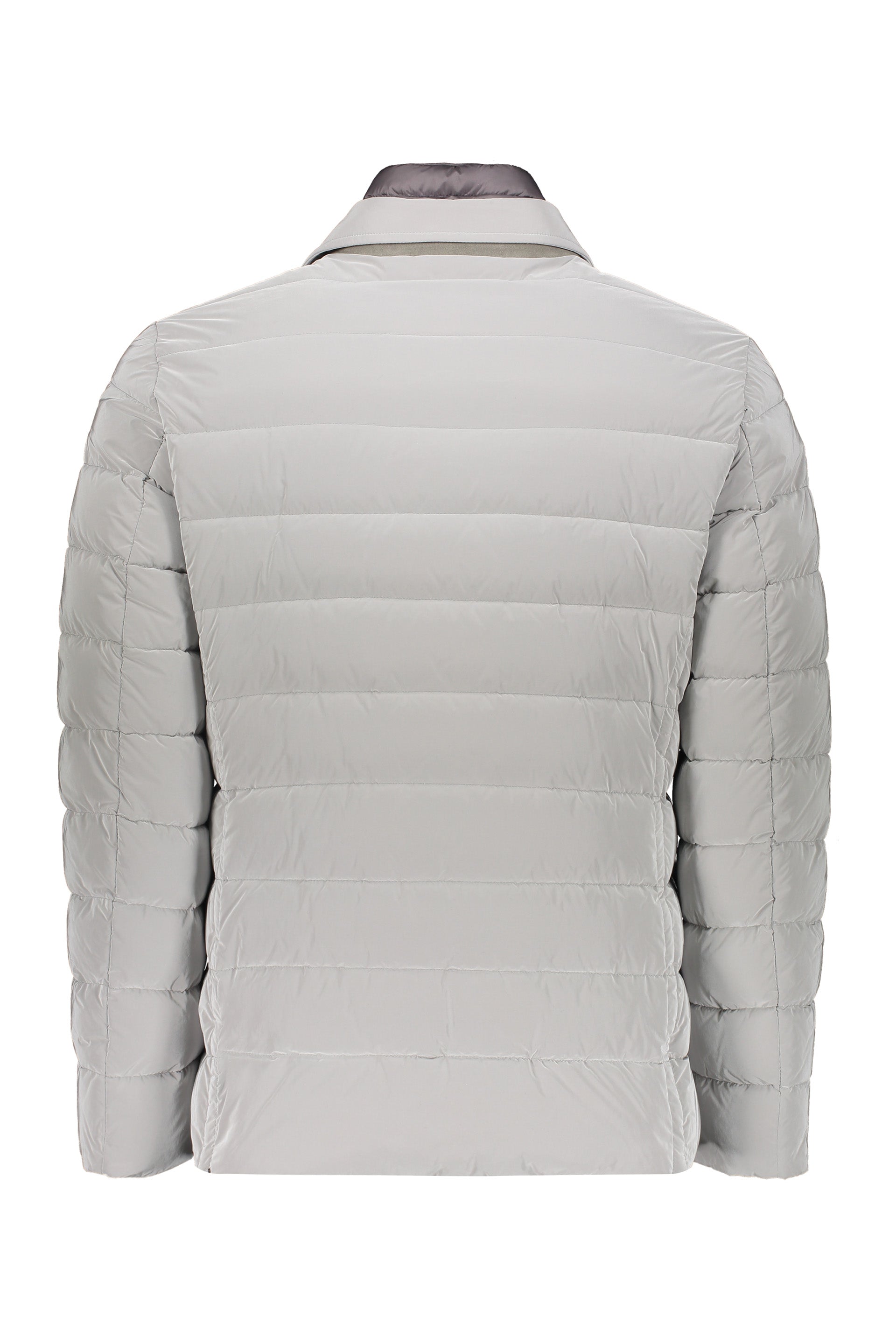 Elegant light down jacket with classic design