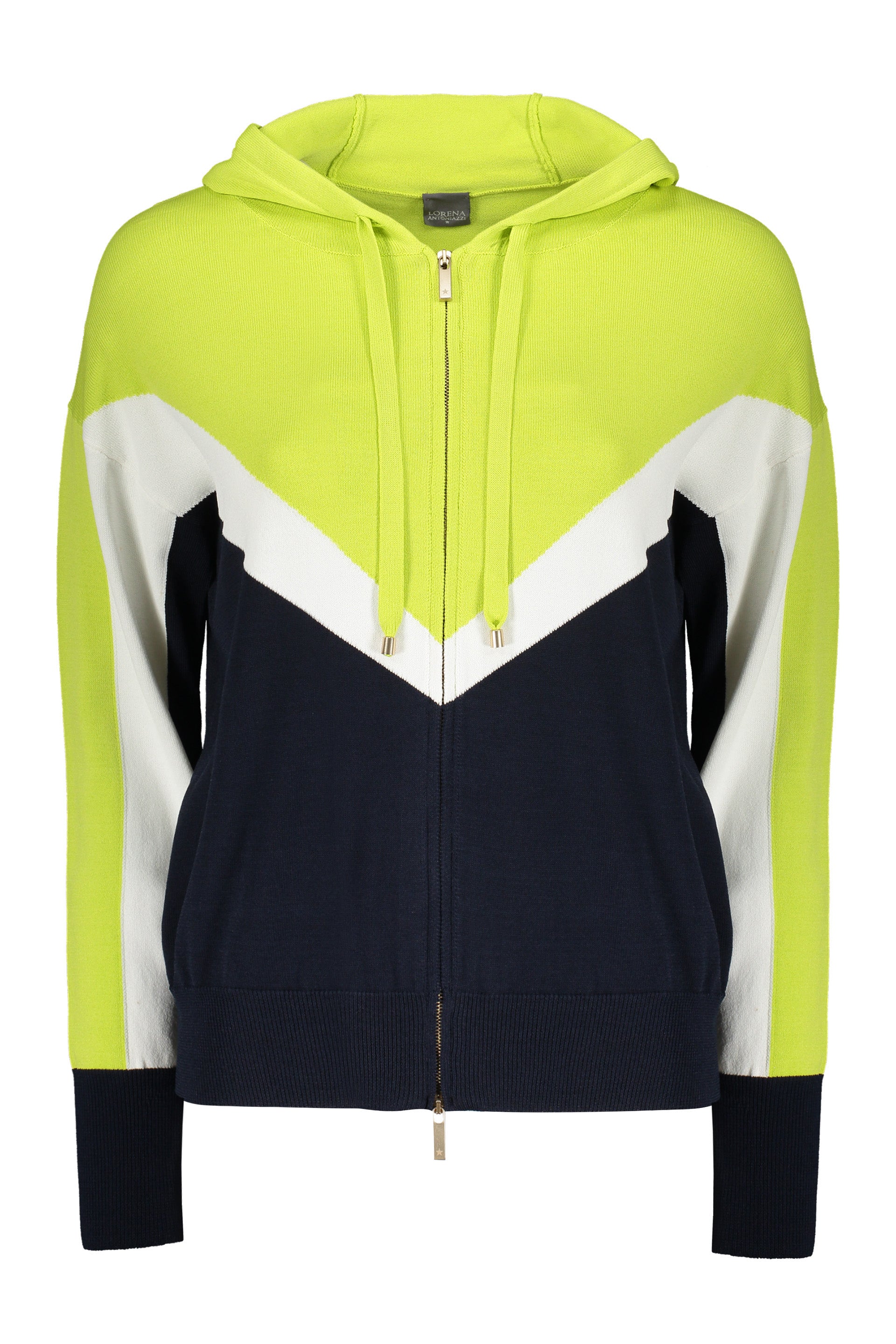 Full zip  Knitted full zip hoodie