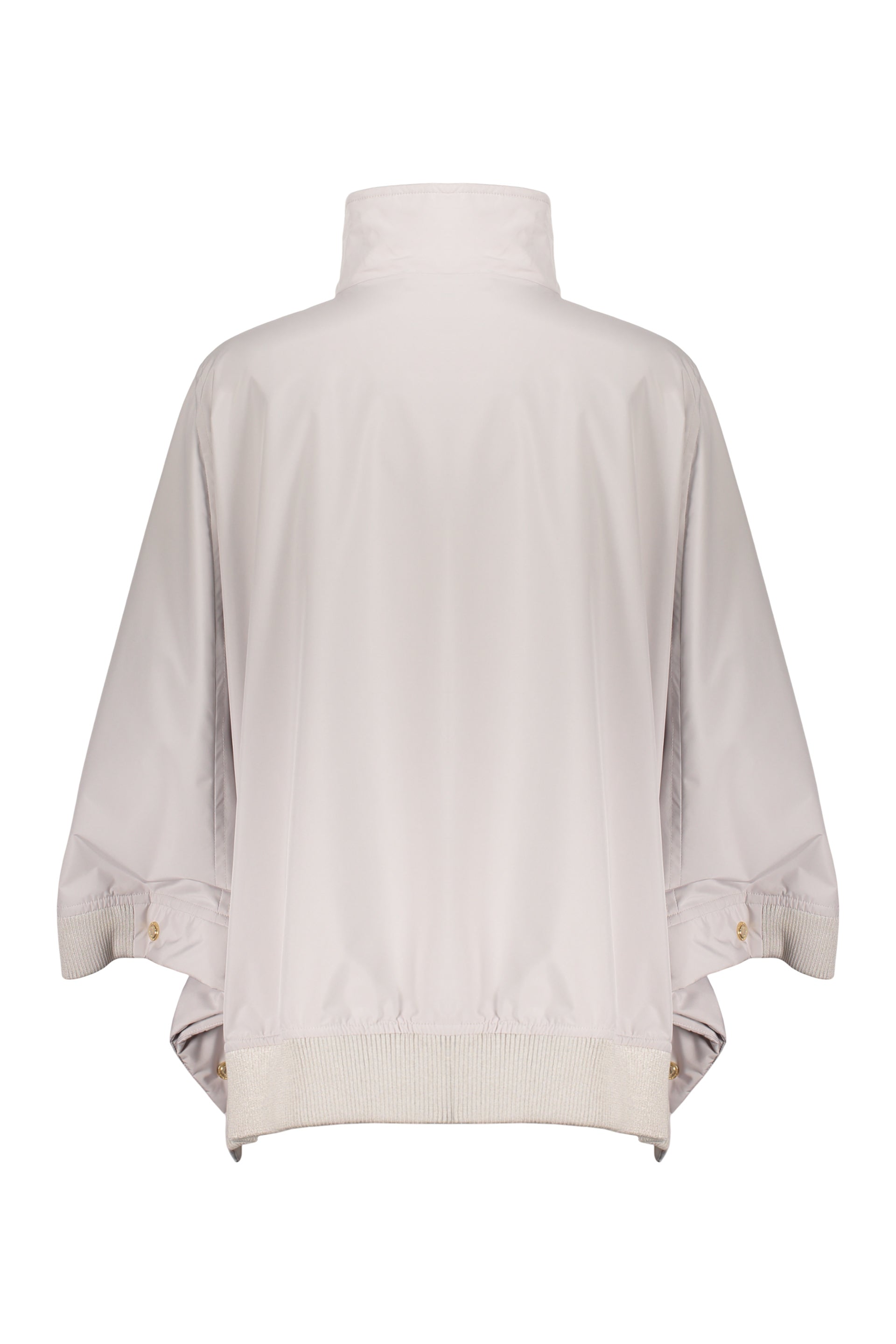 Techno fabric cape-coat