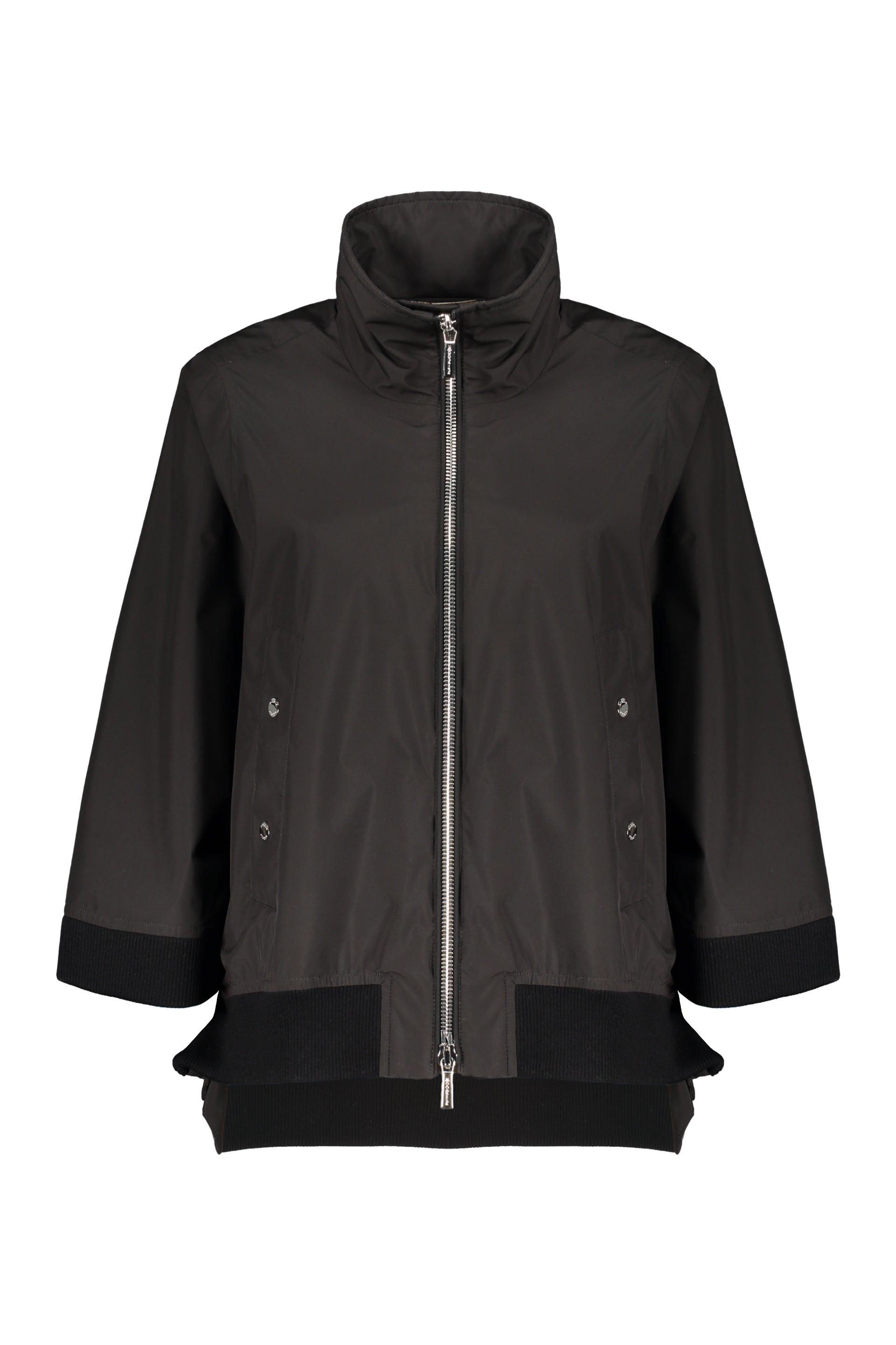 Techno fabric cape-coat