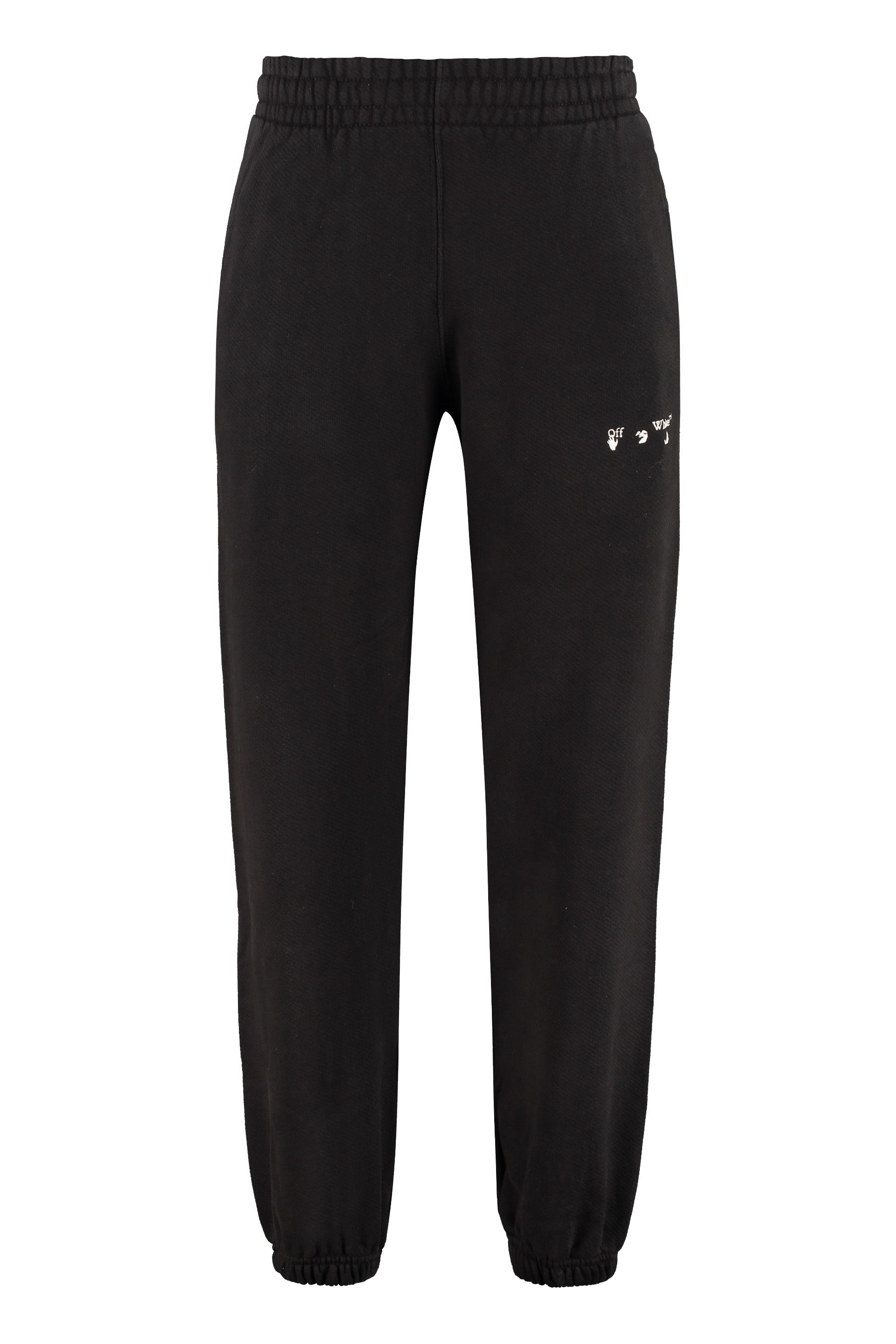 Logo detail cotton track-pants
