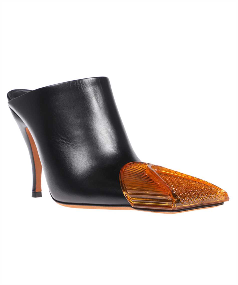 Leather mules