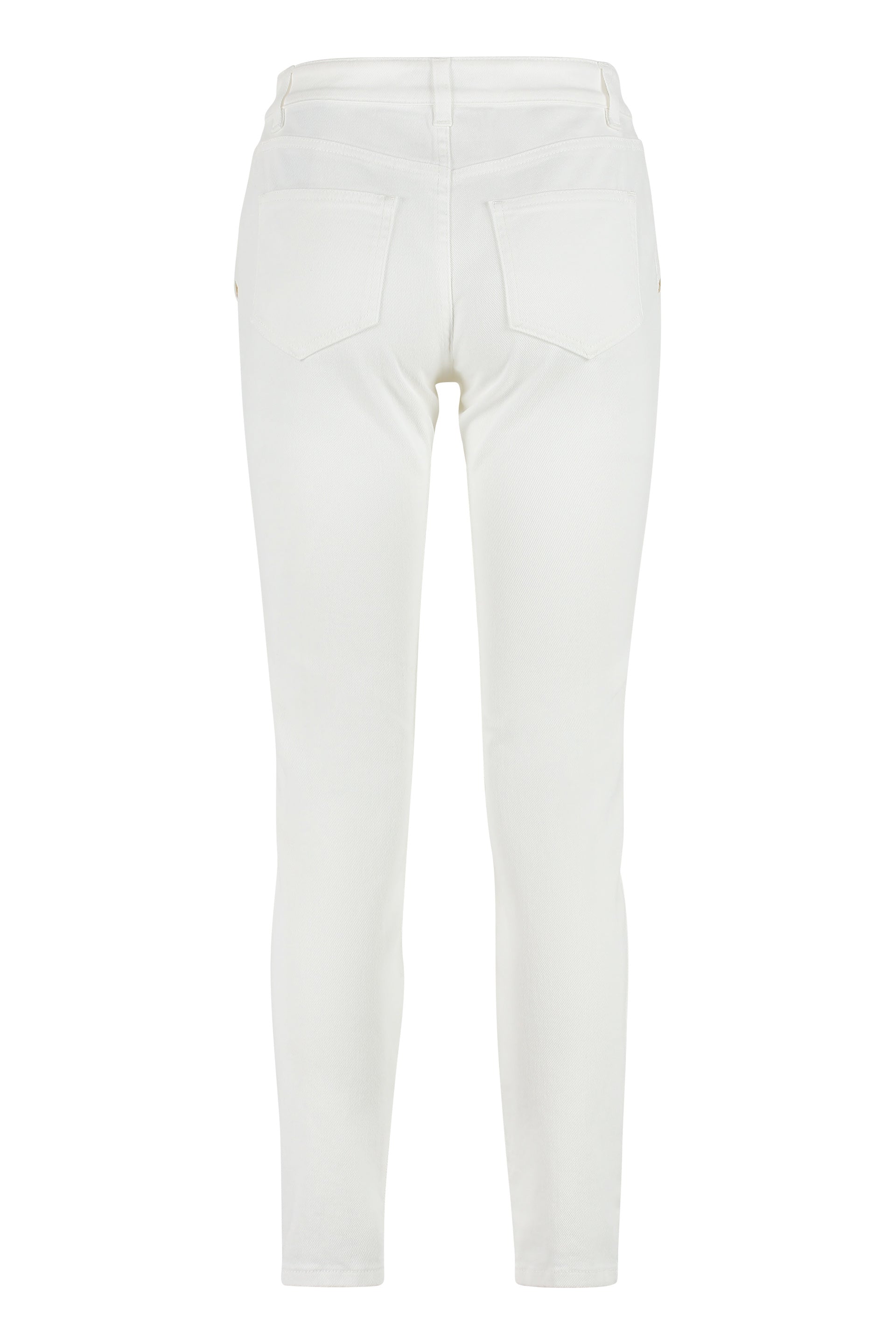 High-rise skinny-fit jeans