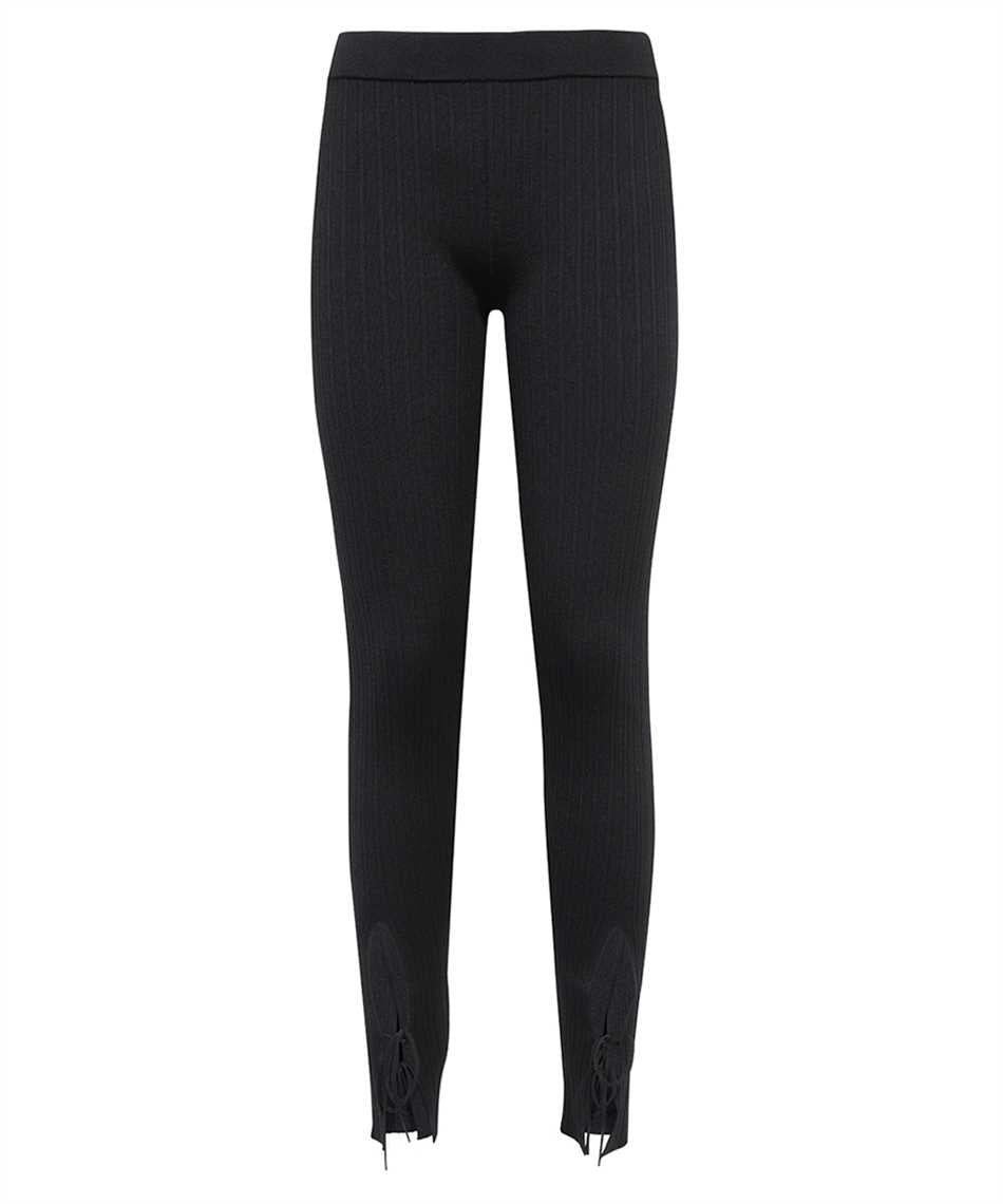 Silk-blend leggings