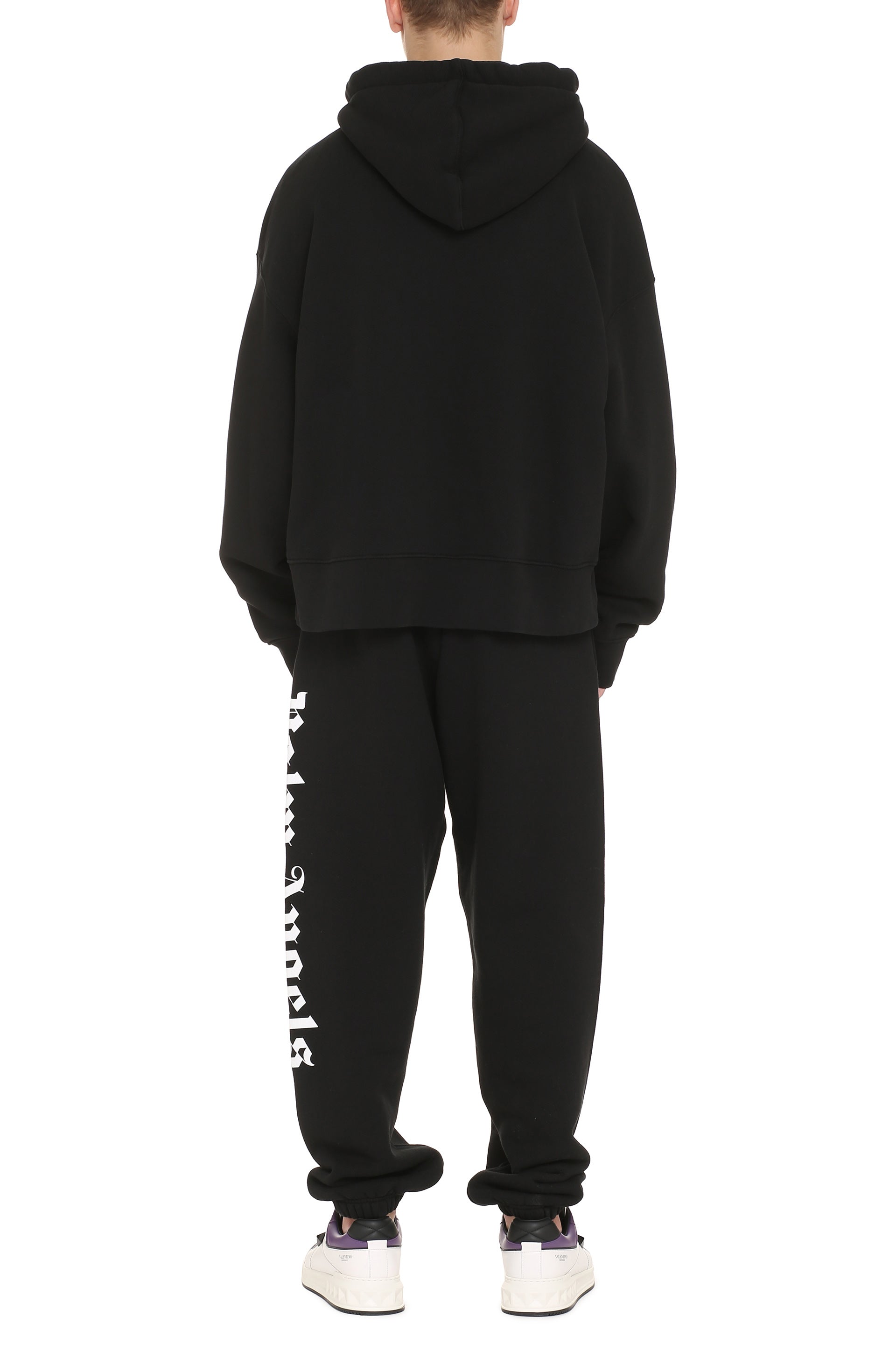 Logo cotton hoodie