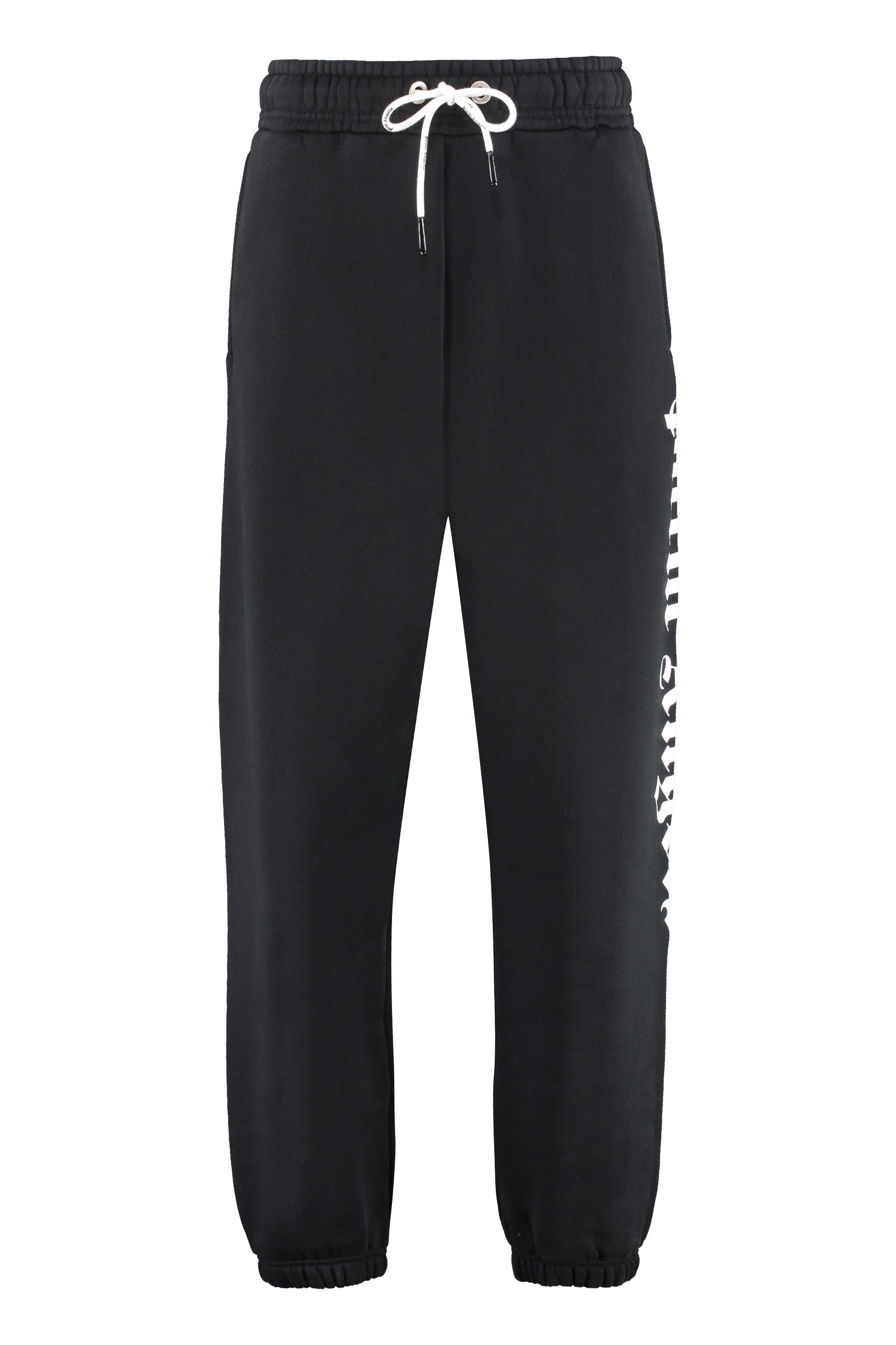 Logo detail cotton track-pants