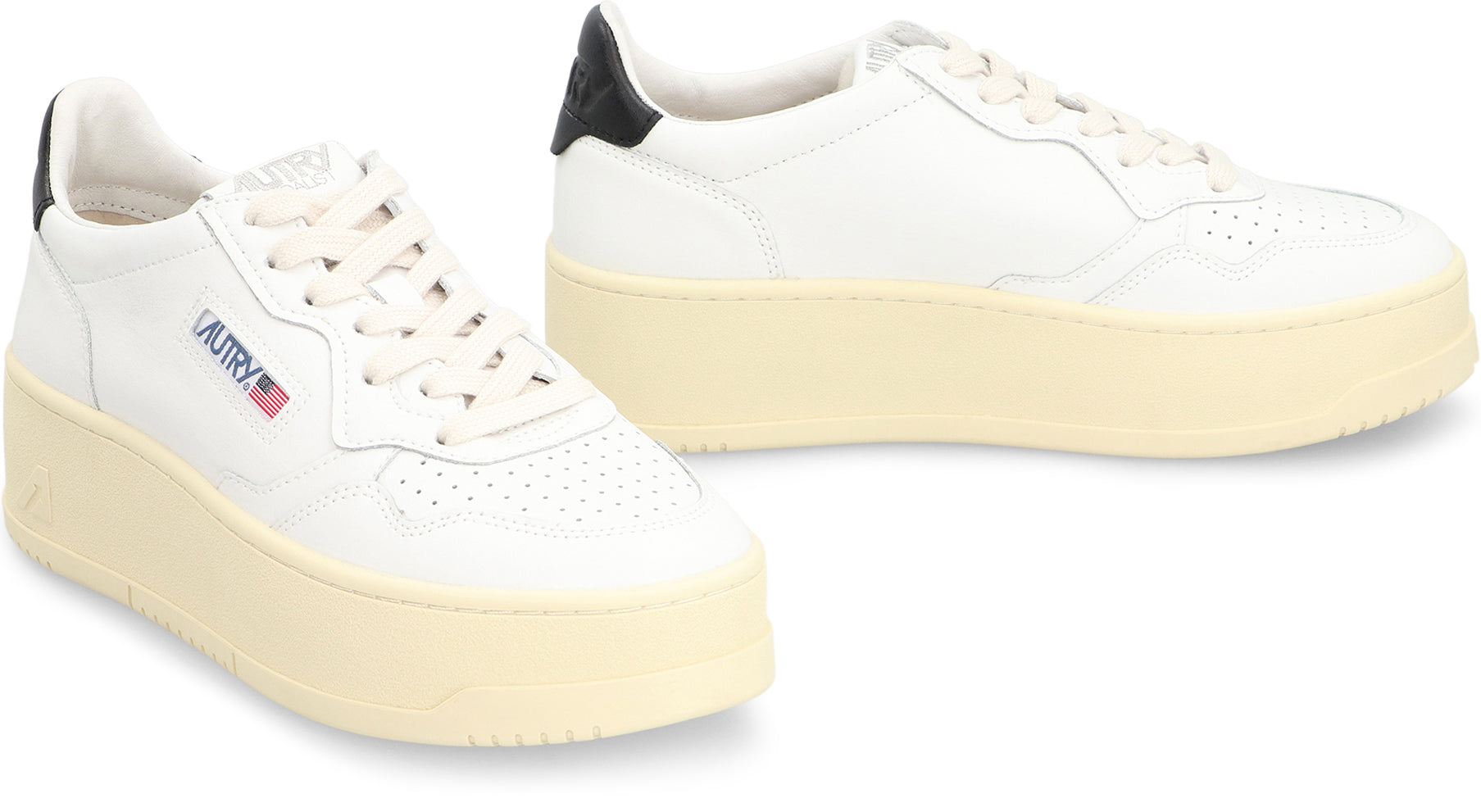 Medalist Leather platform sneakers