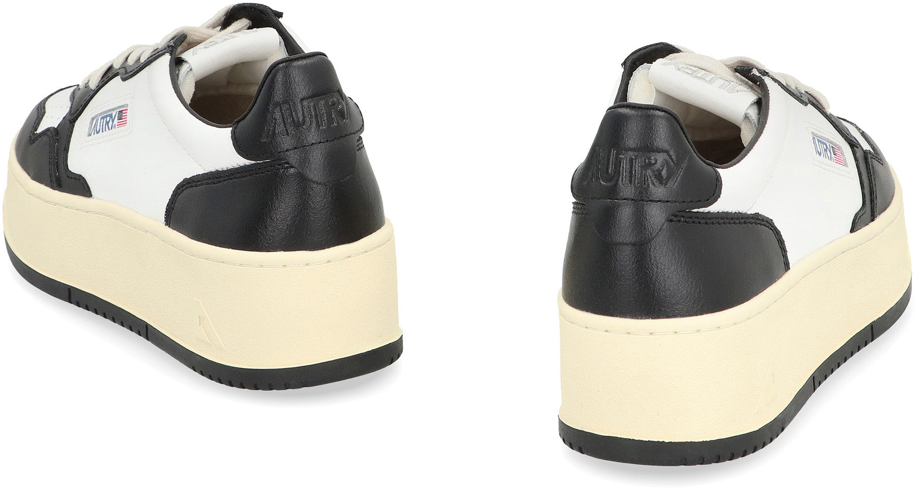 Medalist Leather platform sneakers